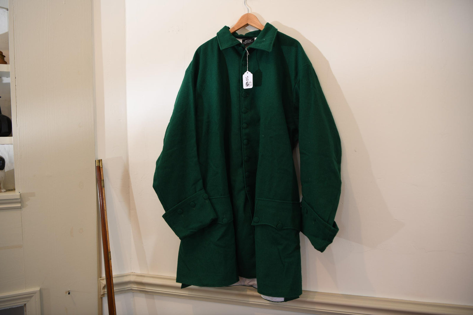 Green Wool Frock Coat | SD22