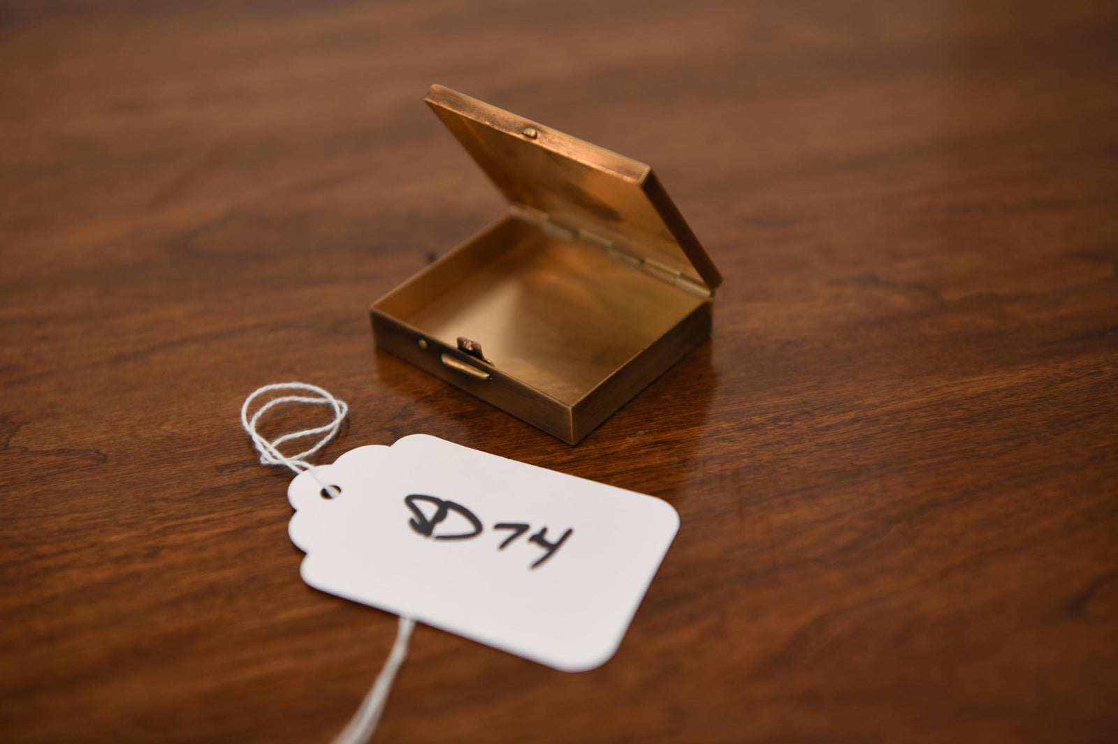 Square Brass Tin | SD74