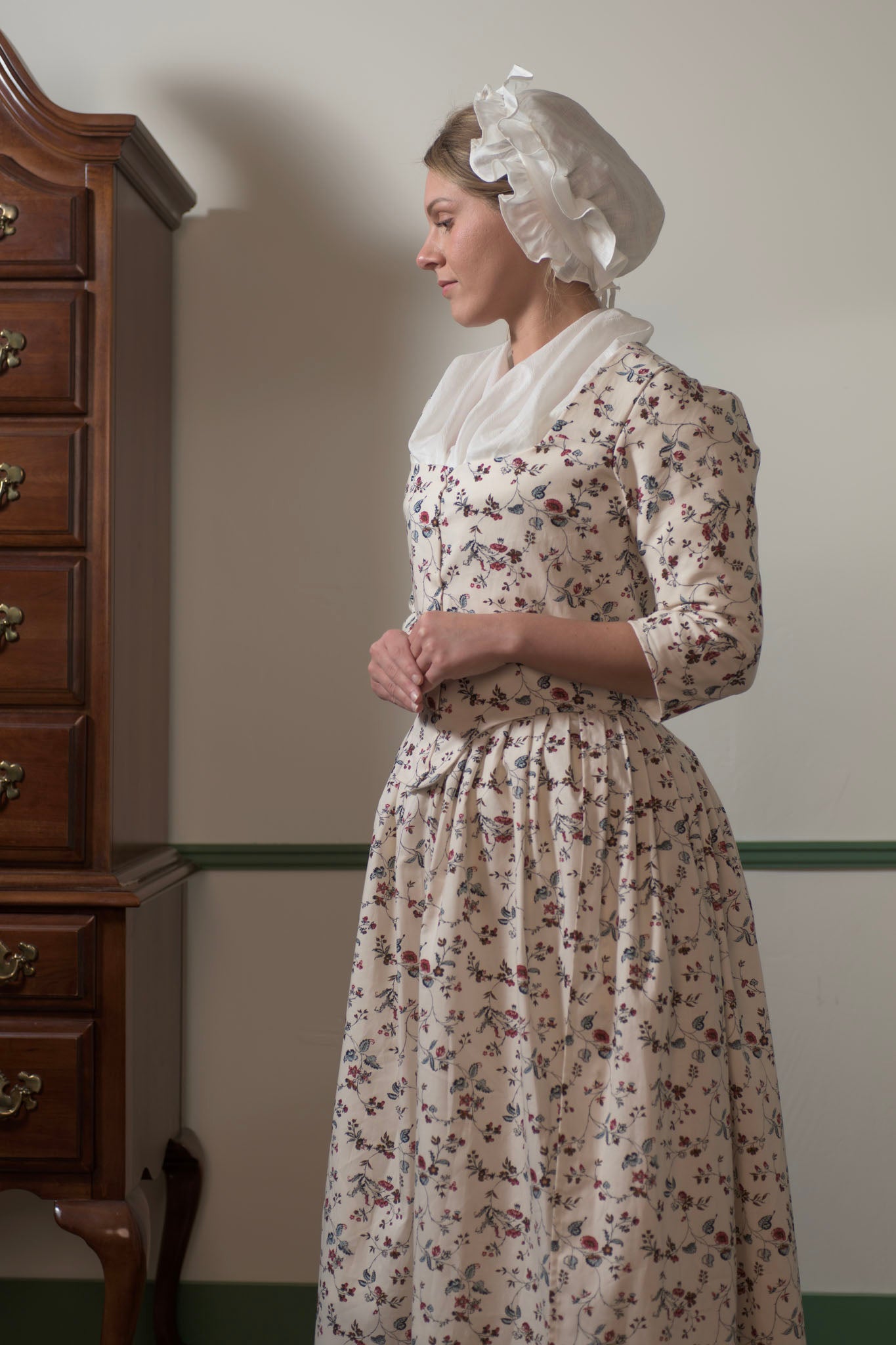 Printed Cotton Gown | Francis Open | 1770 - 1790