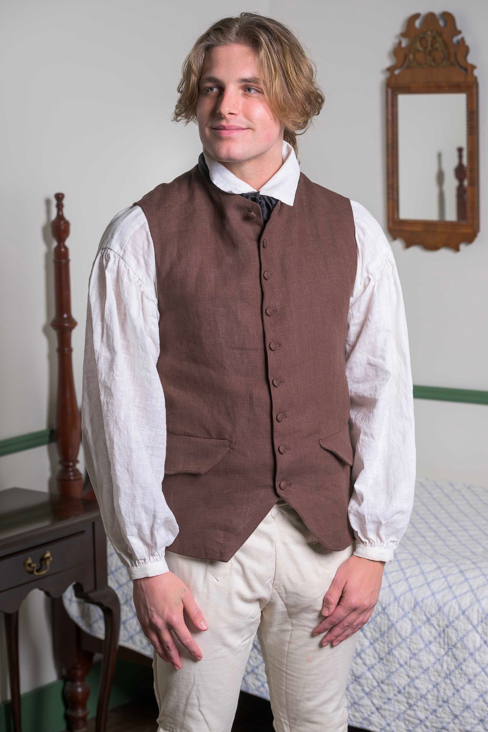 Linen Waistcoat | Revolutionary War