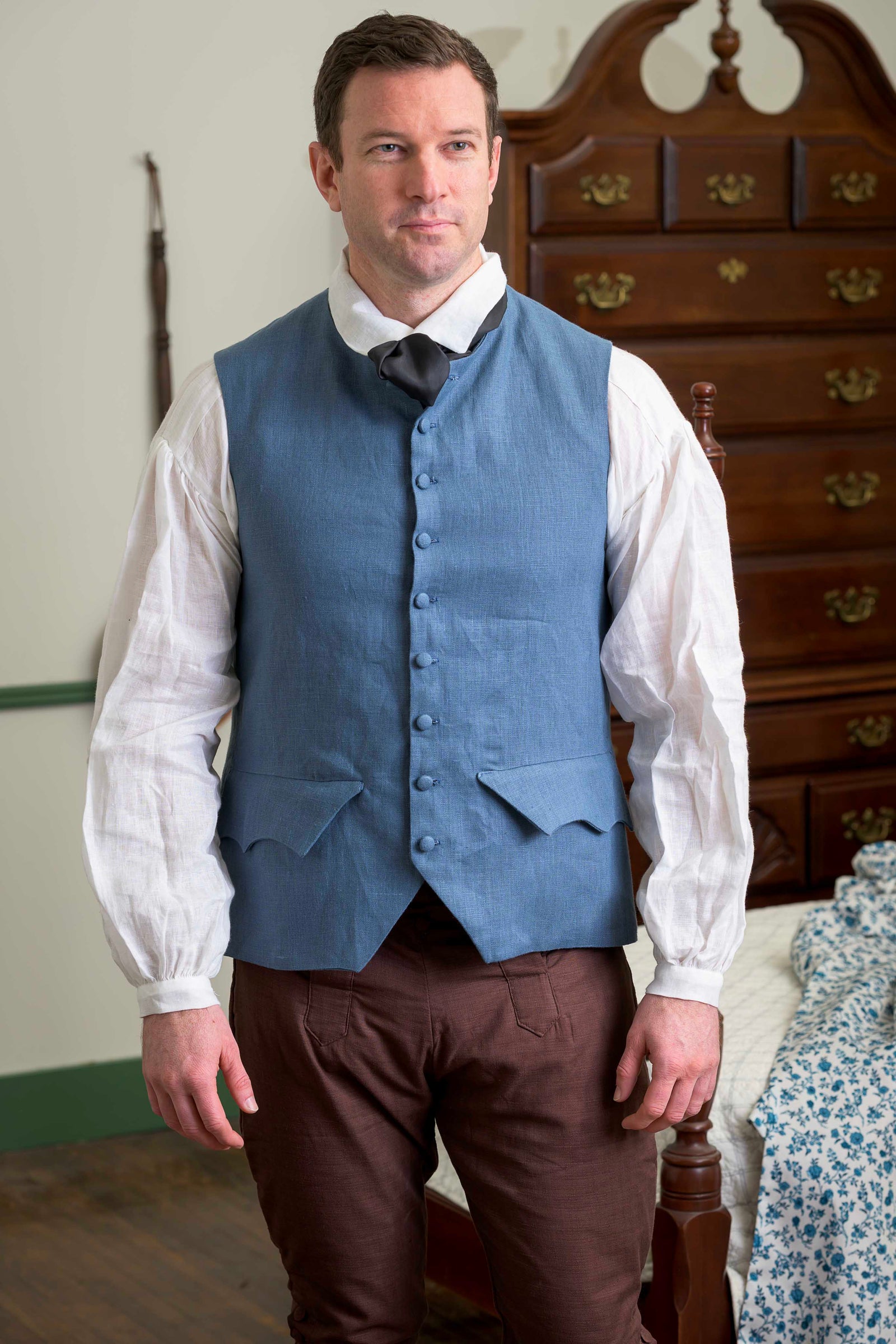 Linen Waistcoat | Revolutionary War