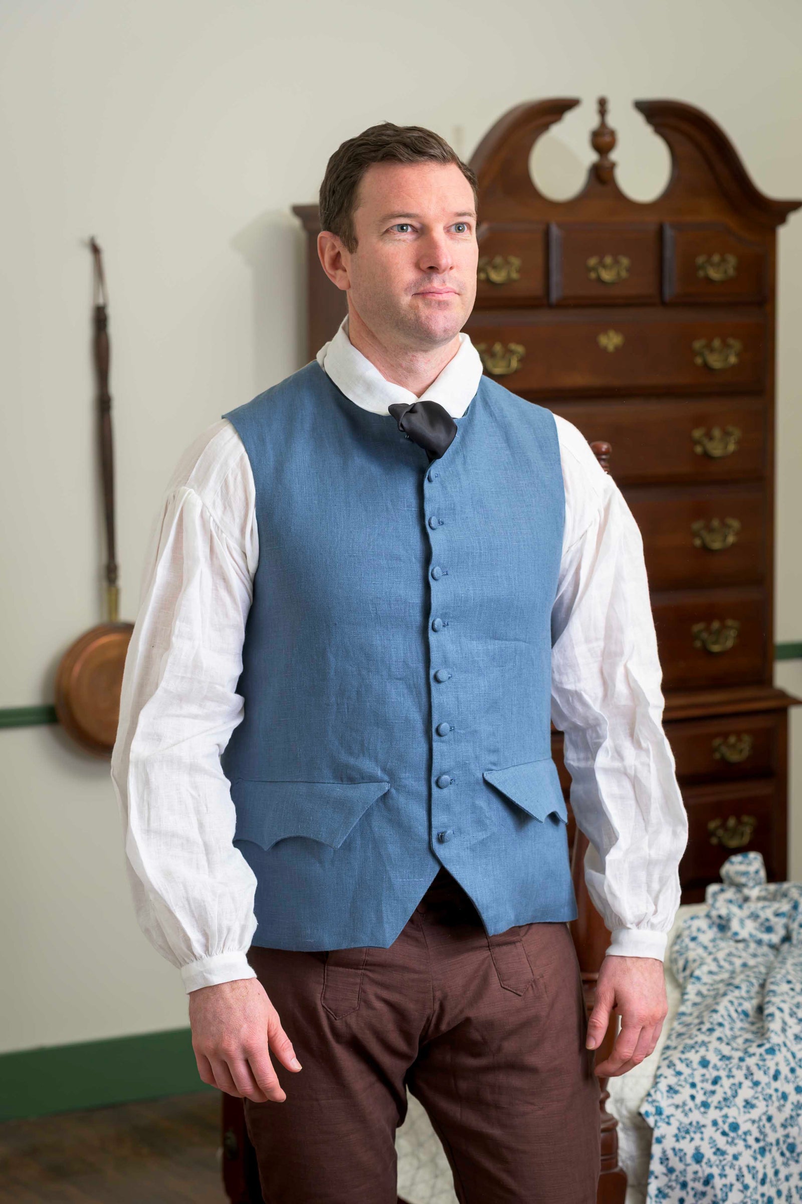 Linen Waistcoat | Revolutionary War
