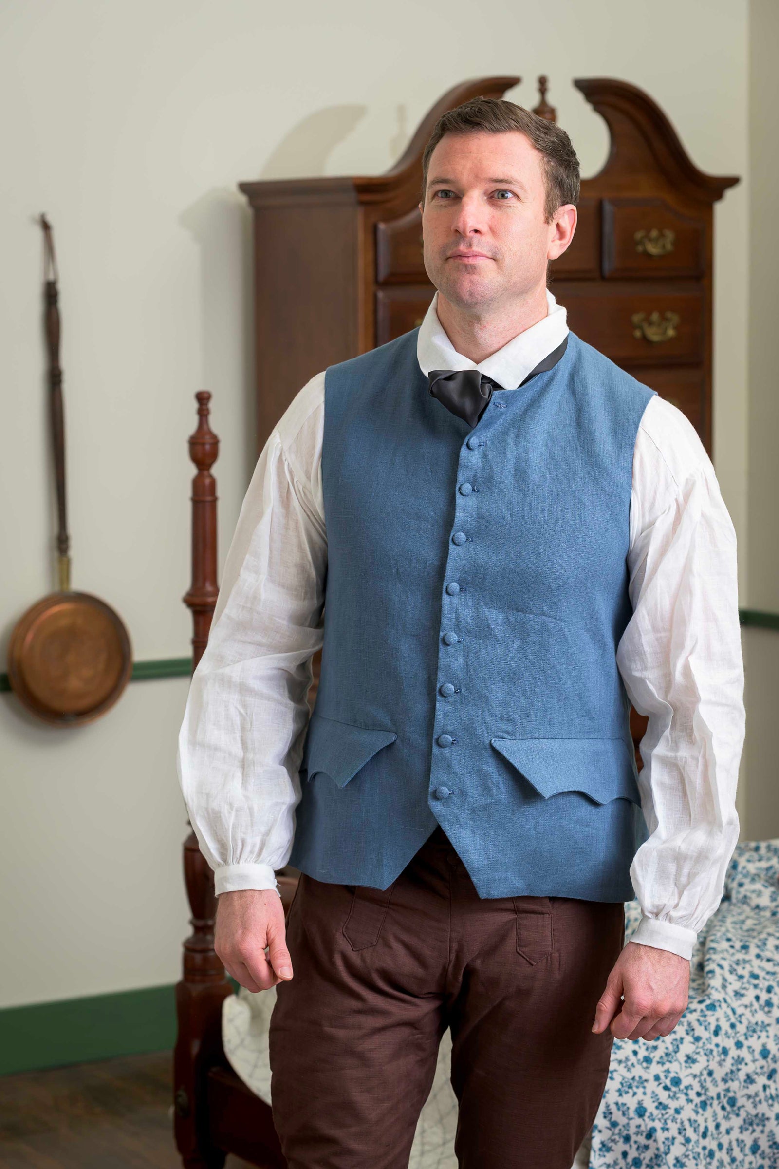 Linen Waistcoat | Revolutionary War