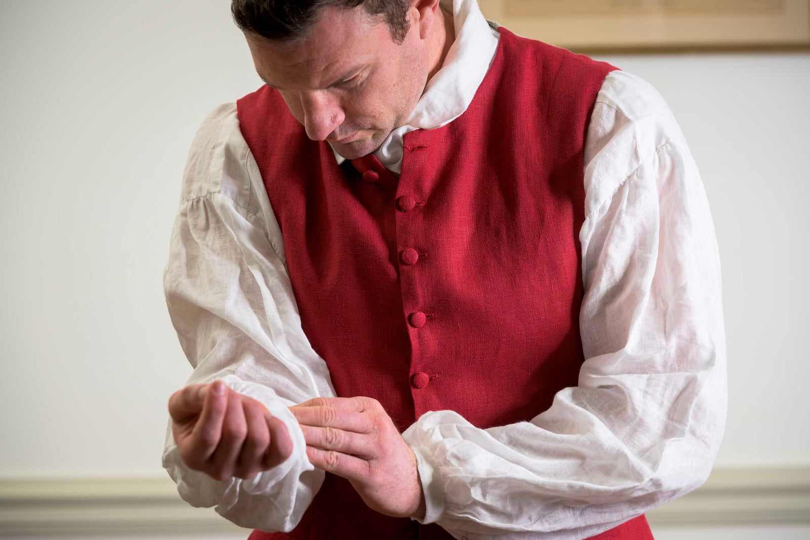Linen Waistcoat | Revolutionary War