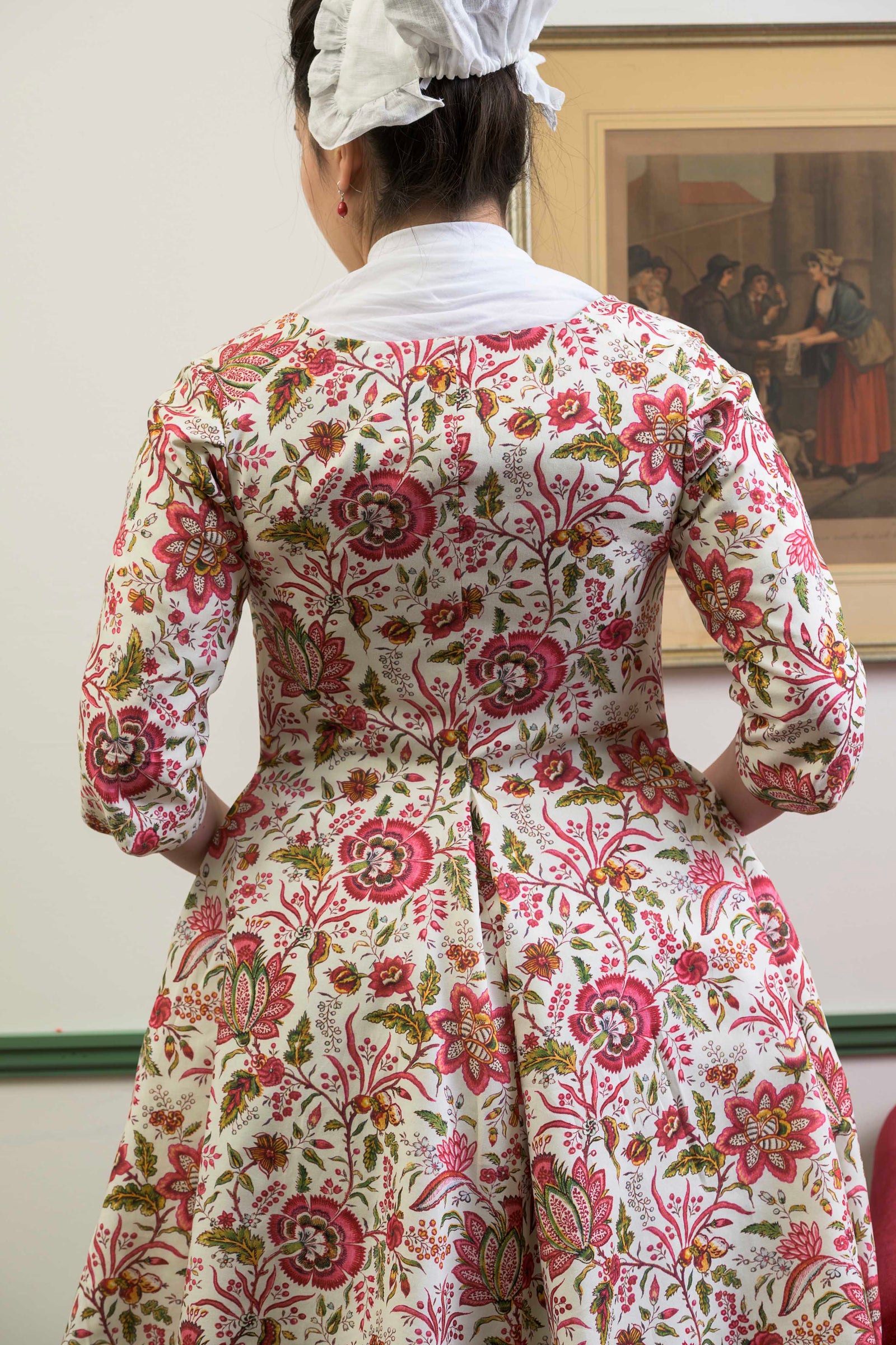 Shaped Caraco | Red Exotic | 1775 - 1785