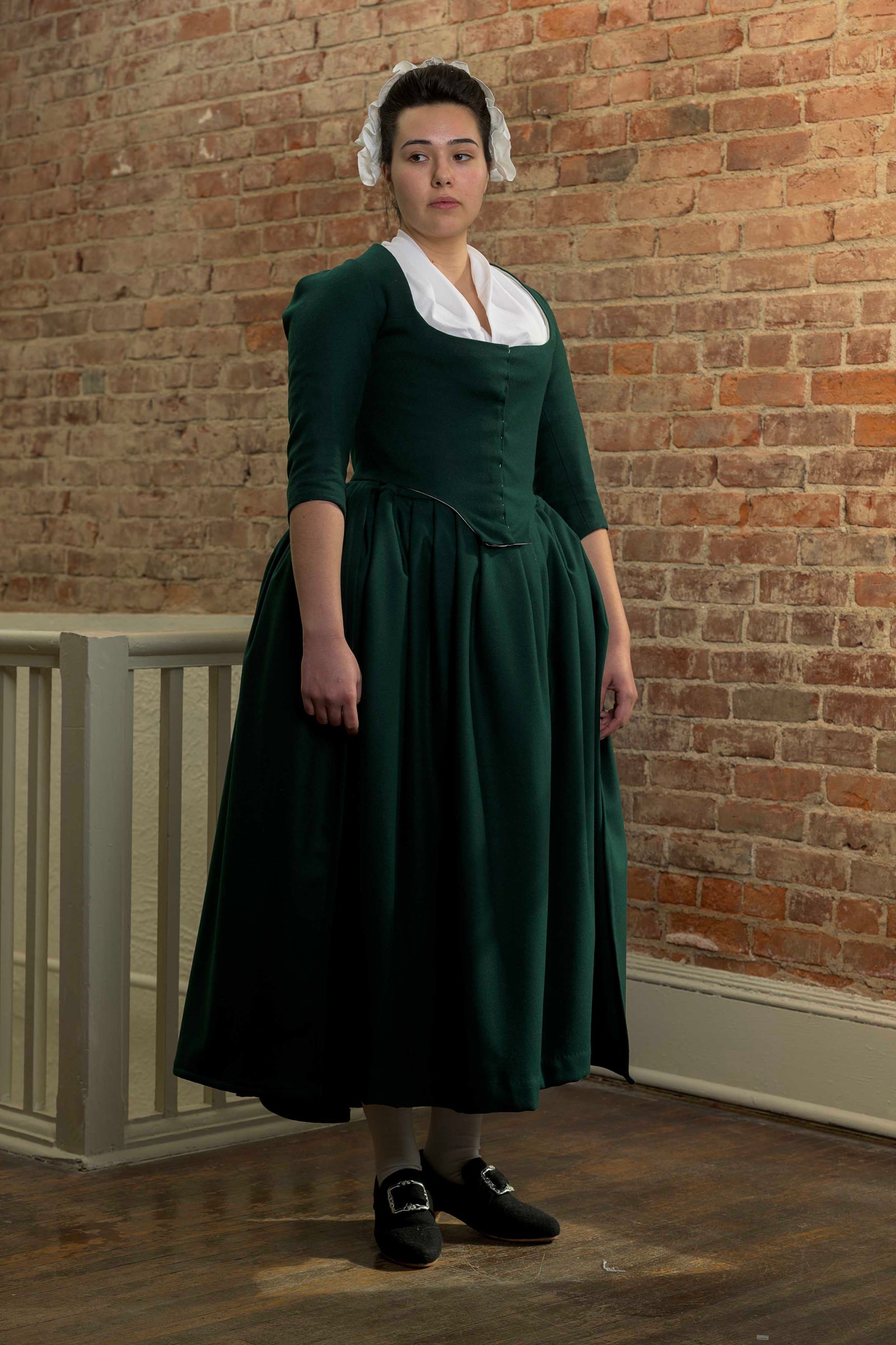 Woolen Gown | Green