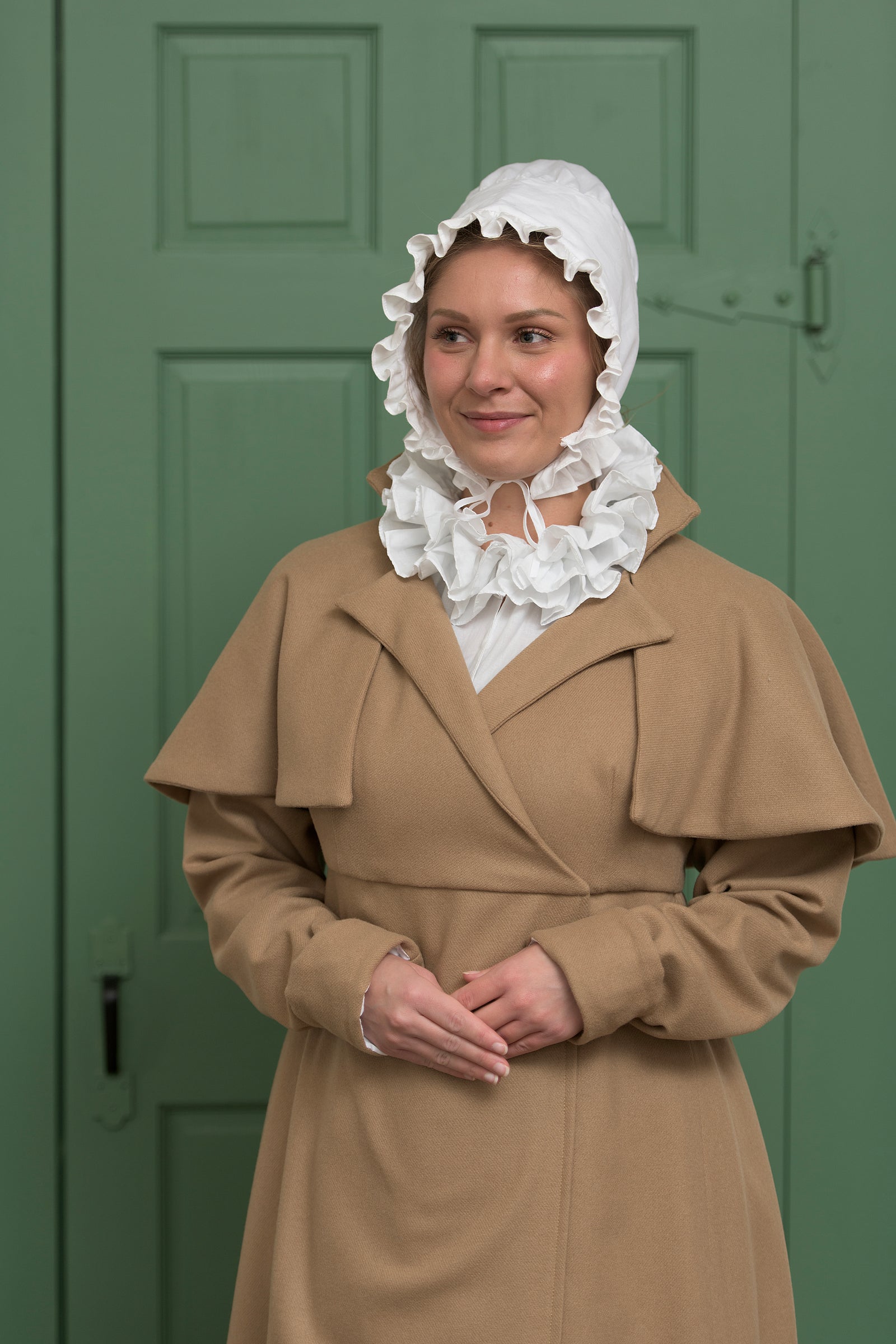 Camel Colored Wool Redingote | Regency