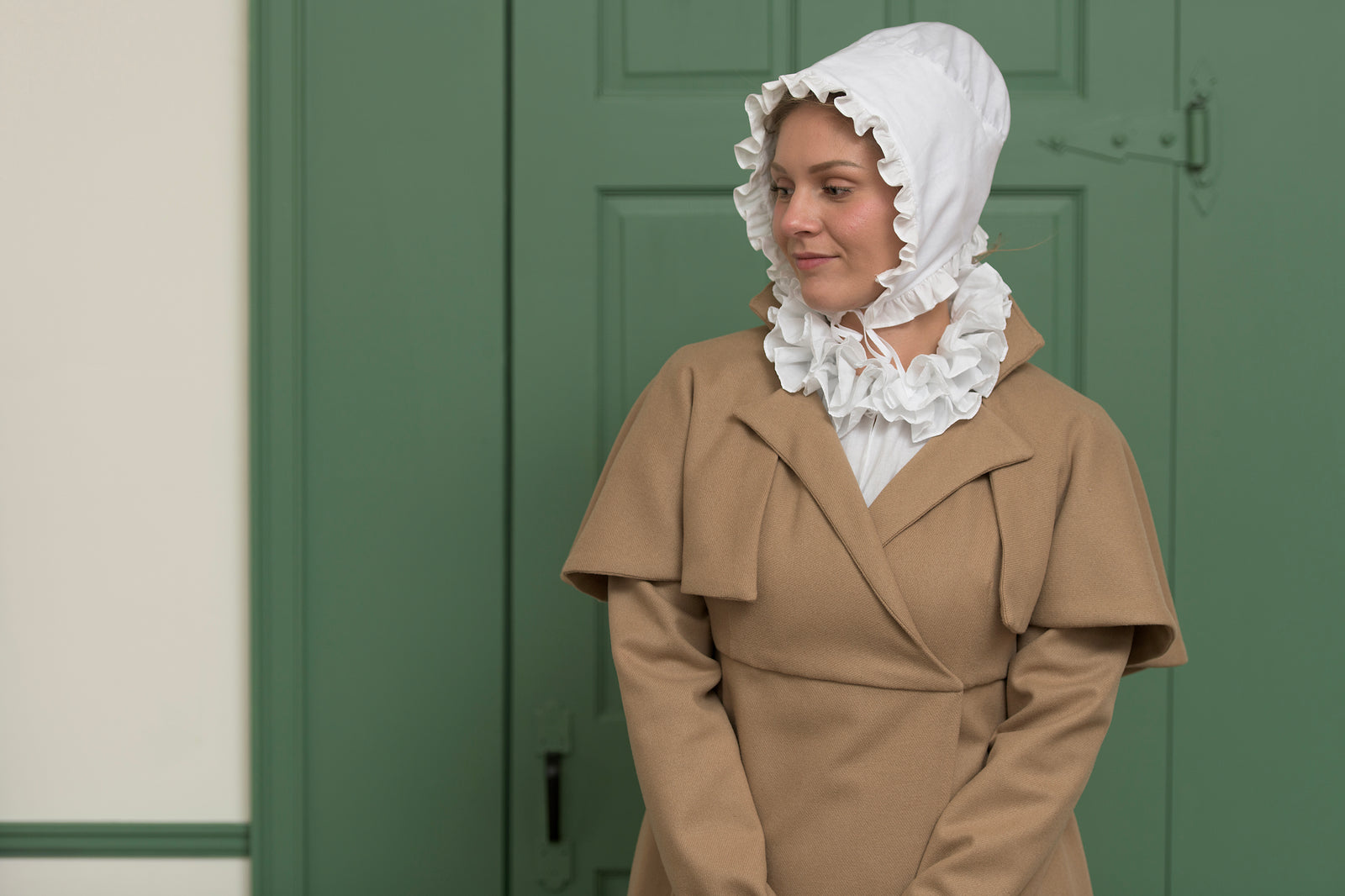 Camel Colored Wool Redingote | Regency