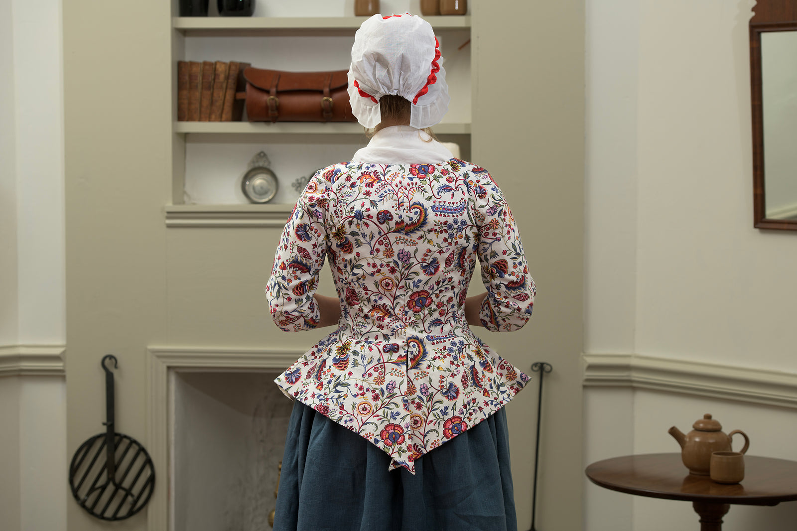 Printed Cotton Swallowtail Jacket | India Garden