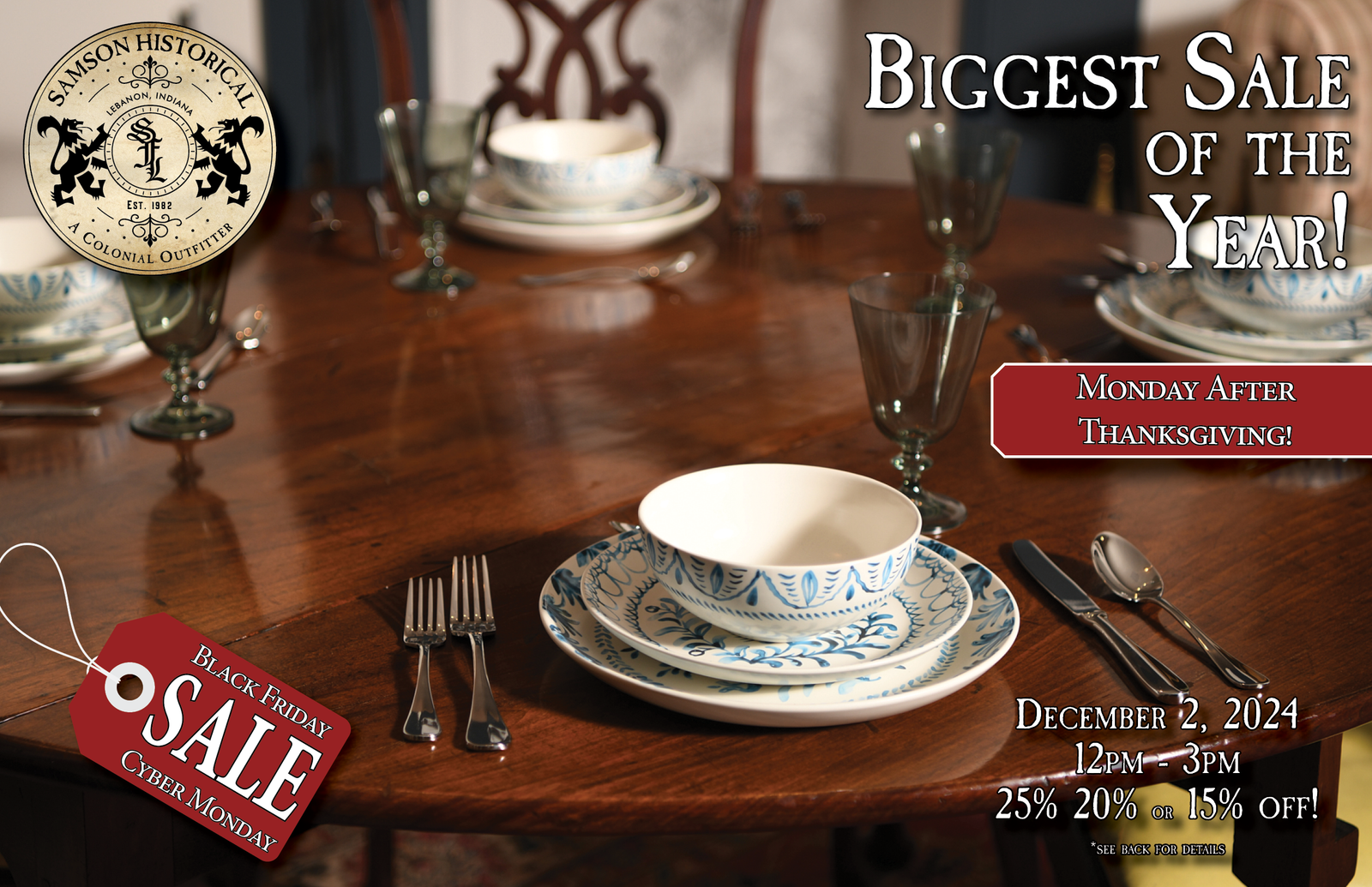 Black Friday Cyber Monday Sale Details