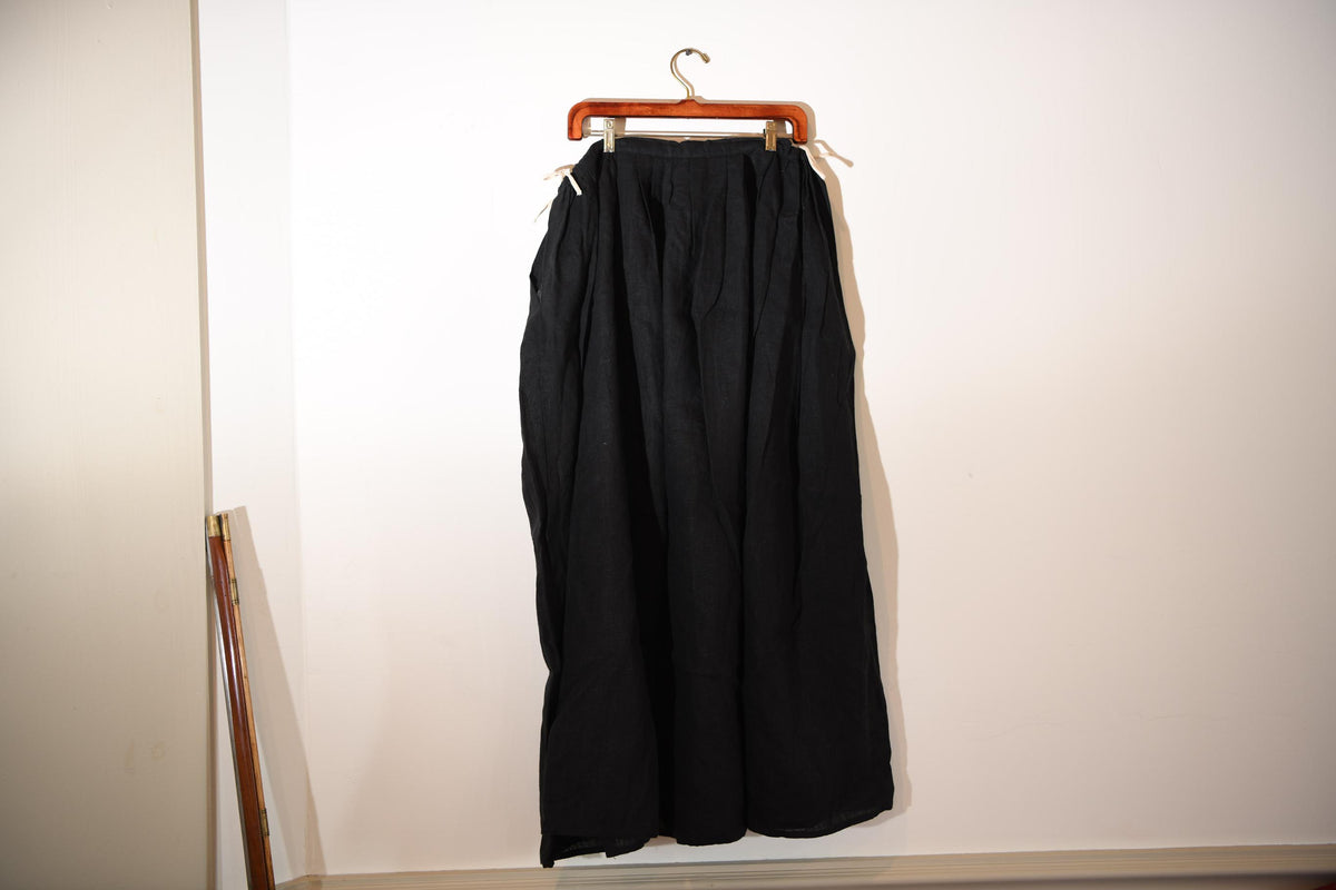 Black Linen Petticoat | SD113