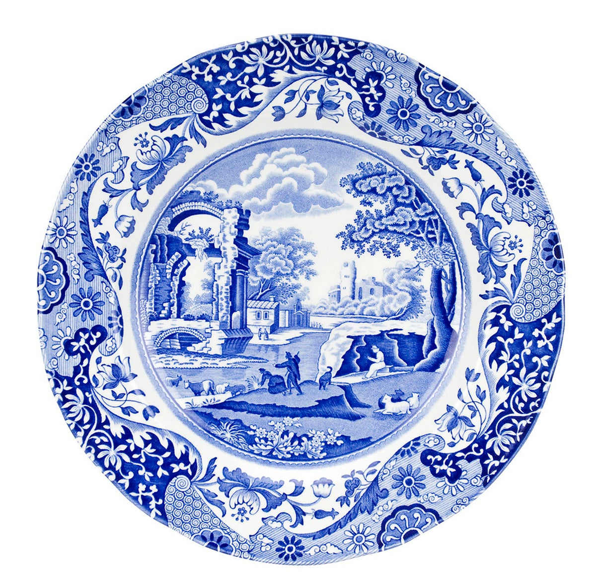 Spode Blue Italian Dinner Plate 10.5&quot;