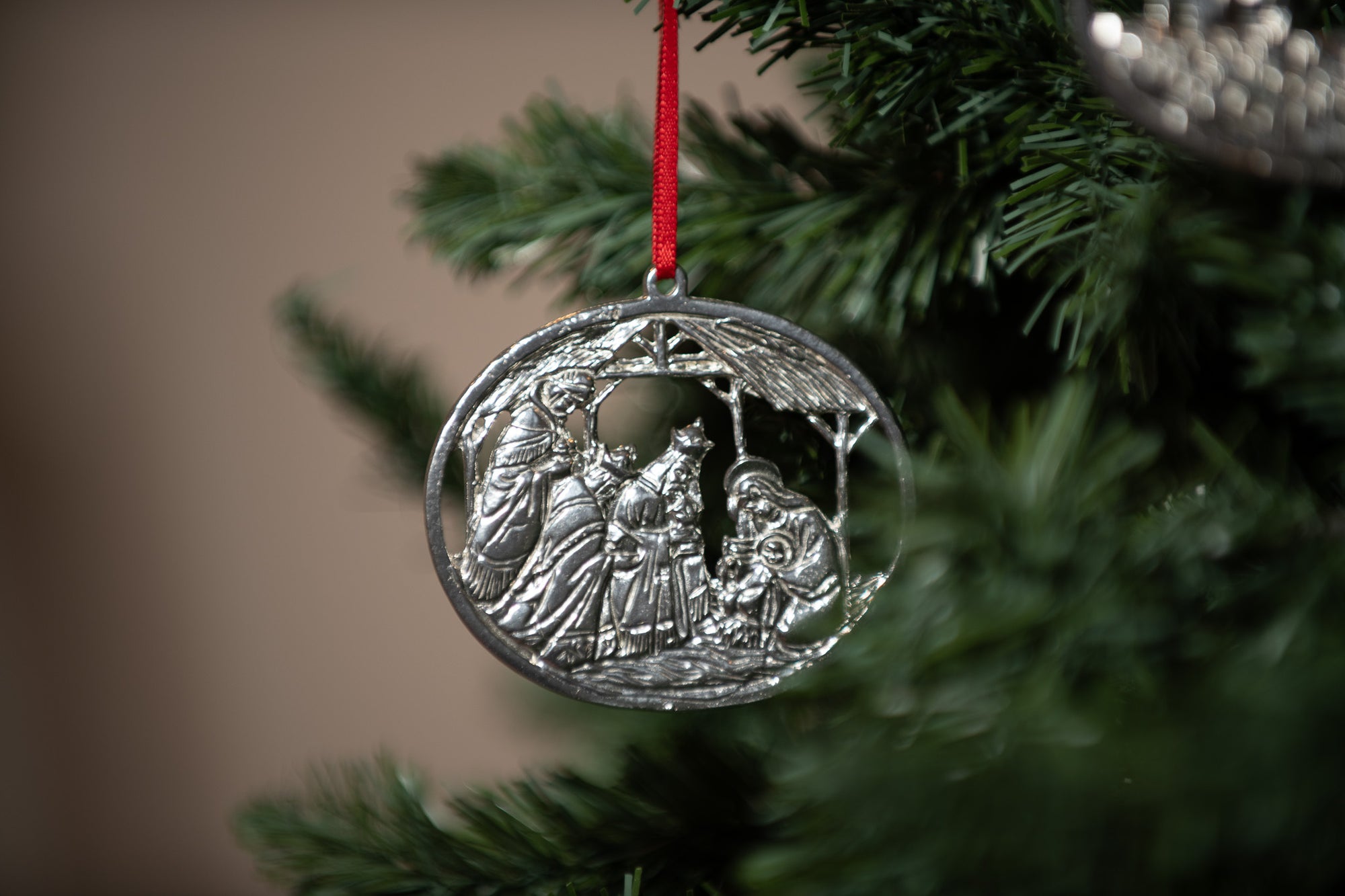 Pewter Ornament | Nativity
