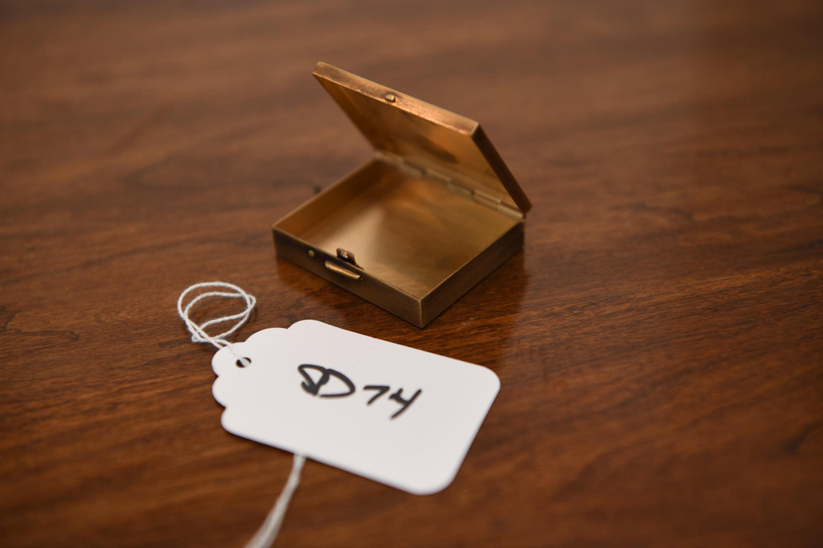 Square Brass Tin | SD74