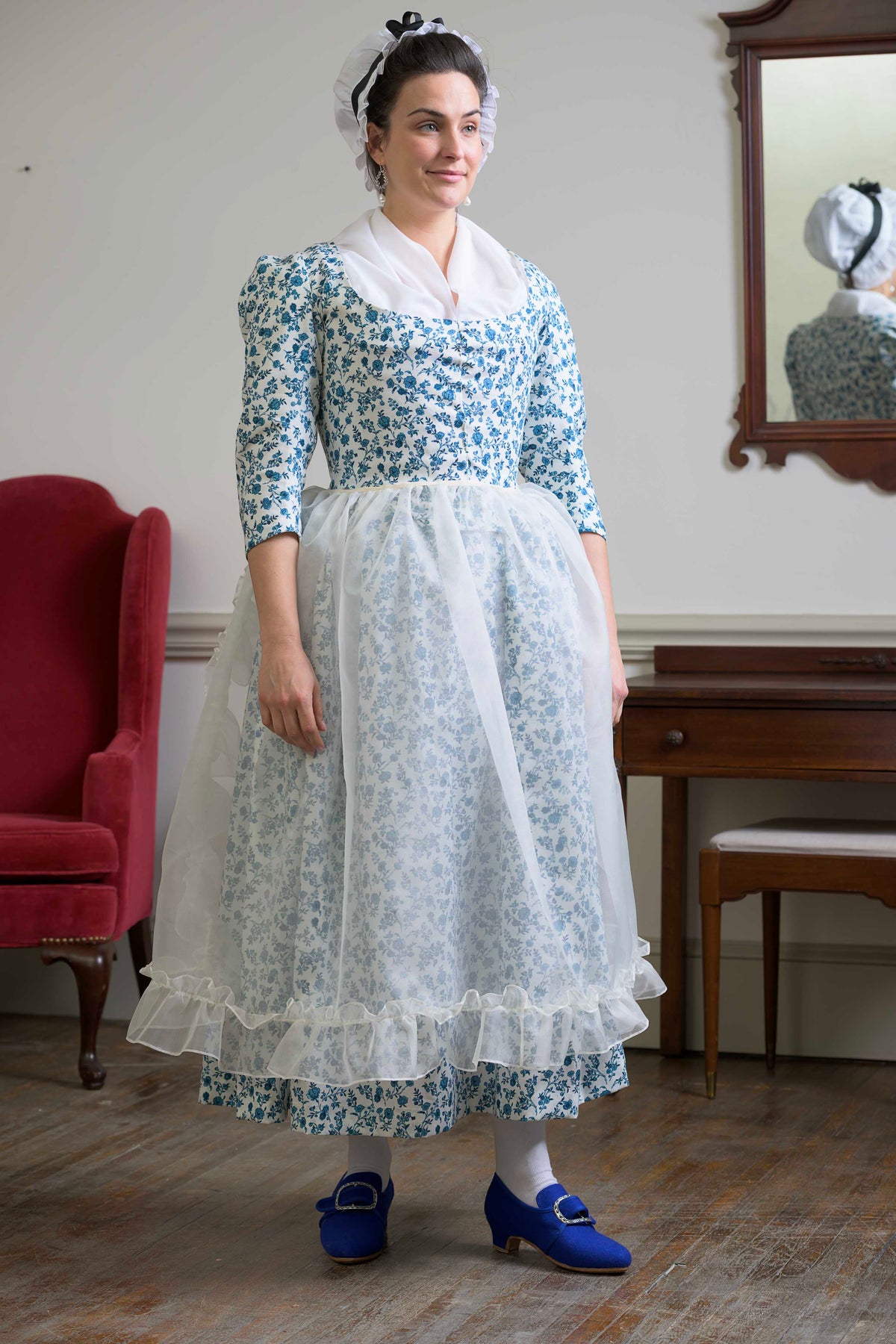 Organza Ruffle Apron