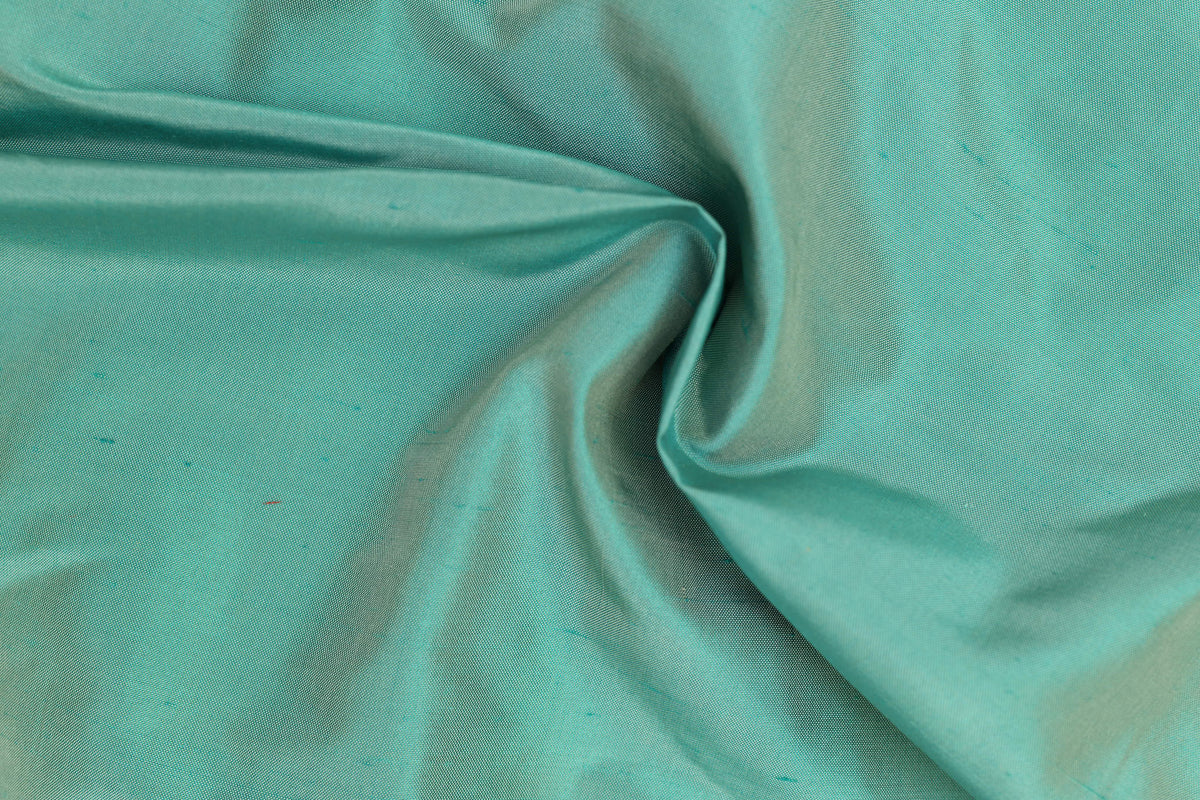 Arabian Blue Silk Taffeta