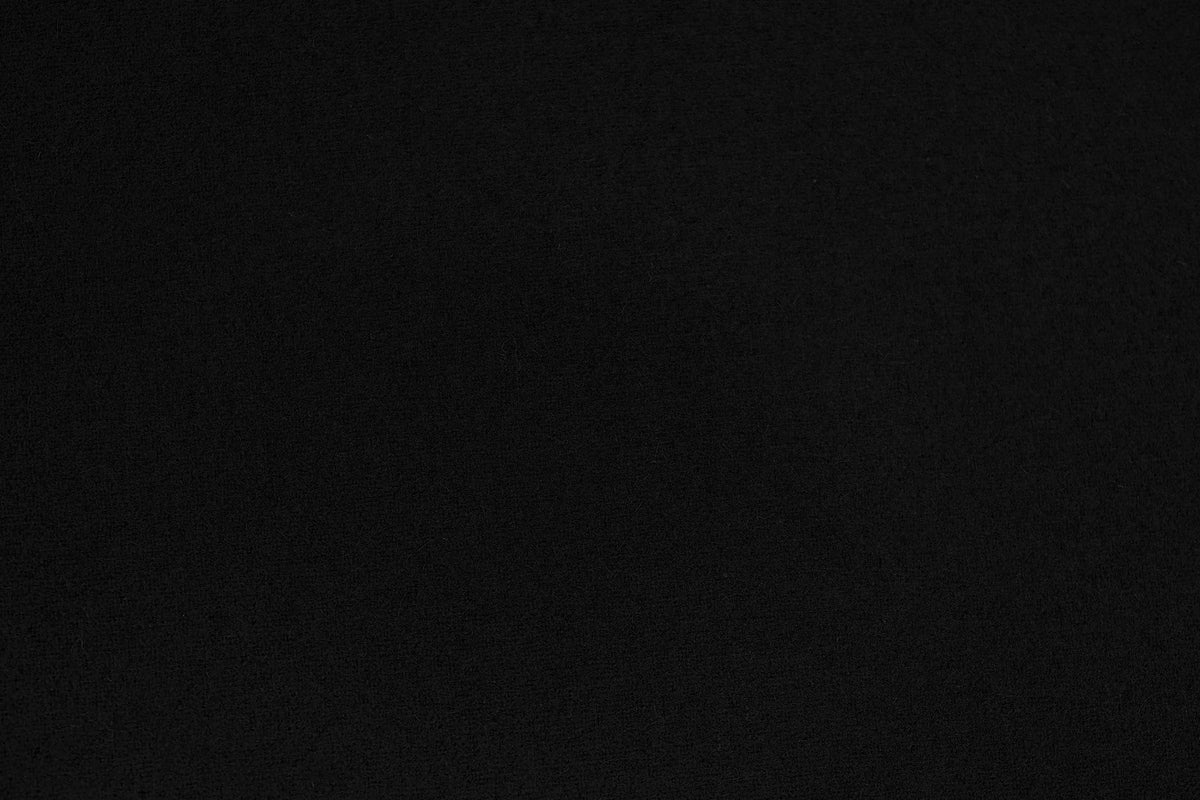 Black Melton Wool