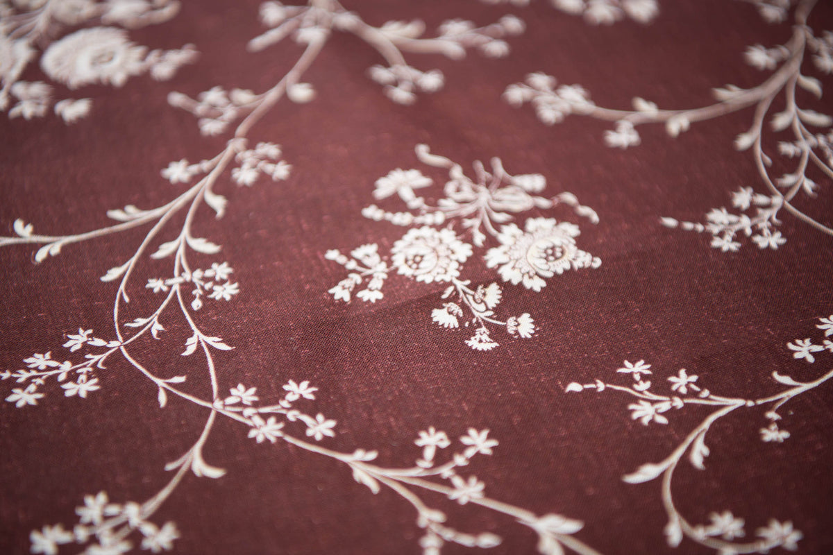 Chintz Brandied Raisin Reproduction Fabric