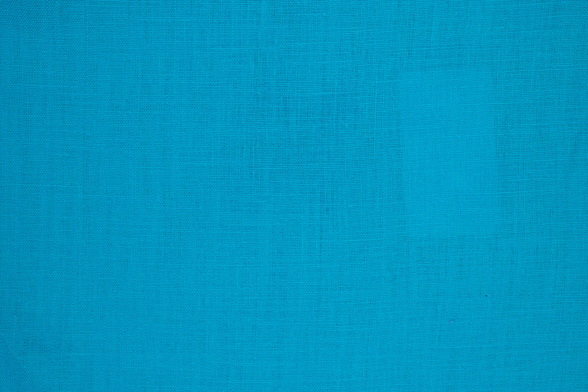 Bright Sky Blue Linen