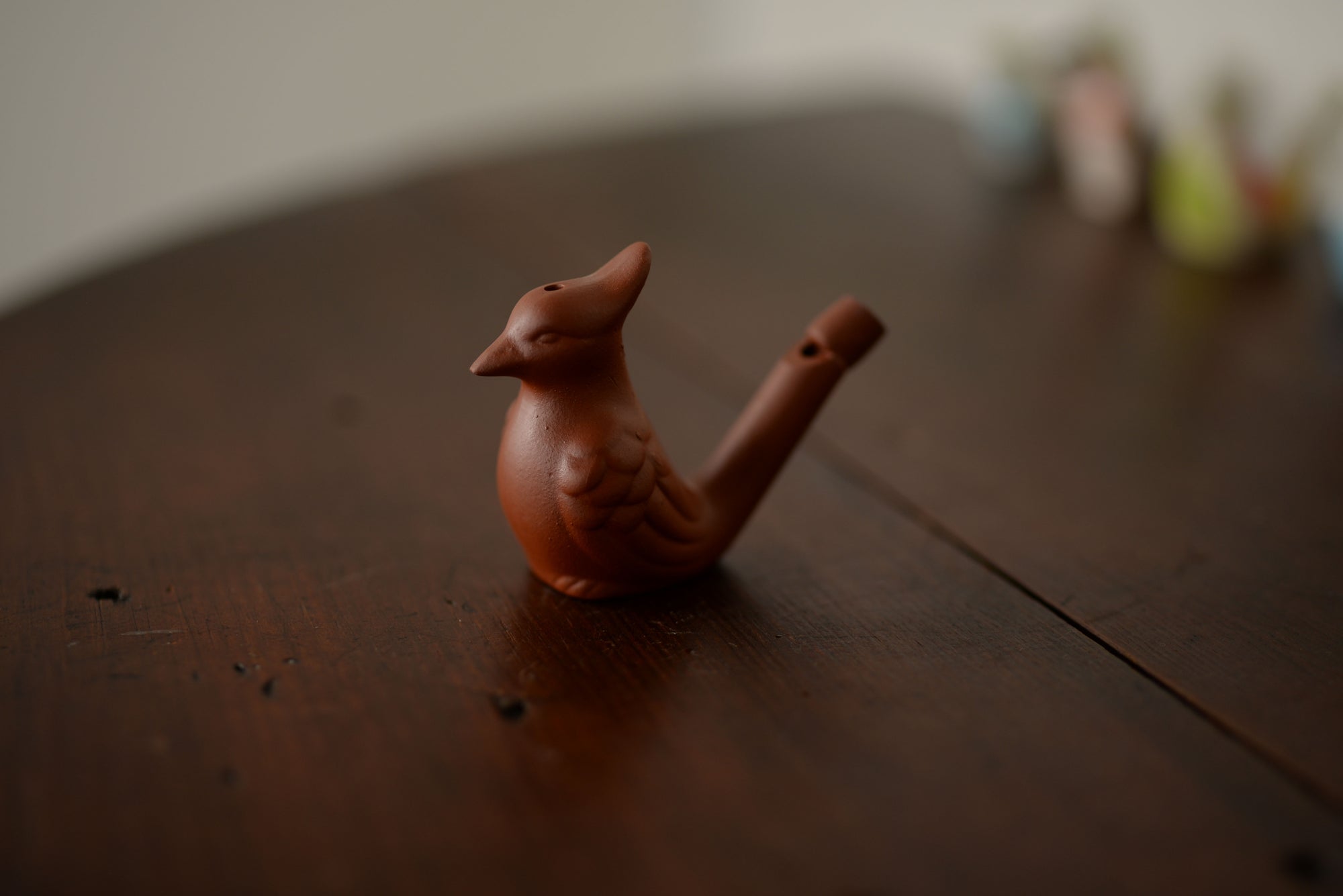 Red Clay Bird Whistle