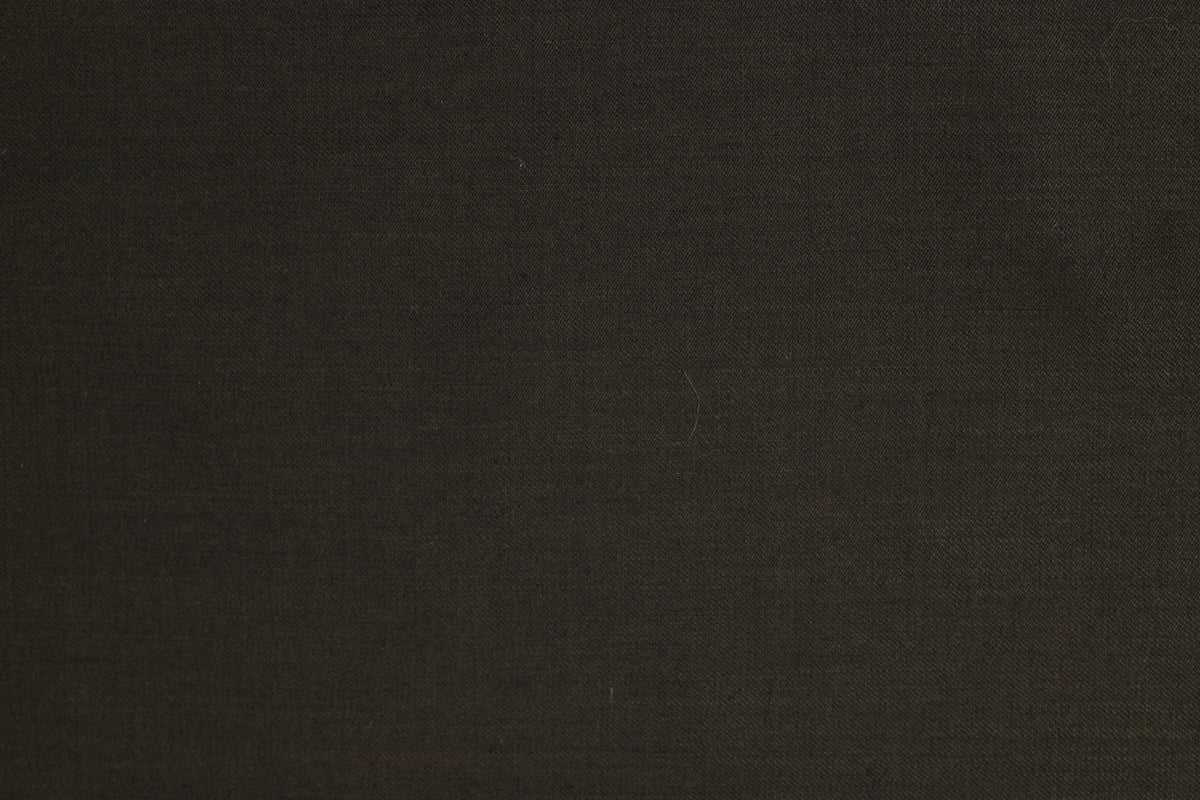 Cocoa Powder Brown Wool Suiting
