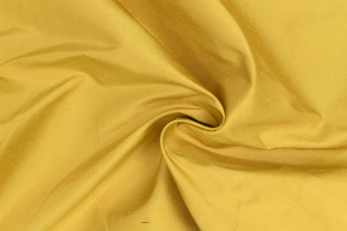 Comfrey Yellow Silk Taffeta