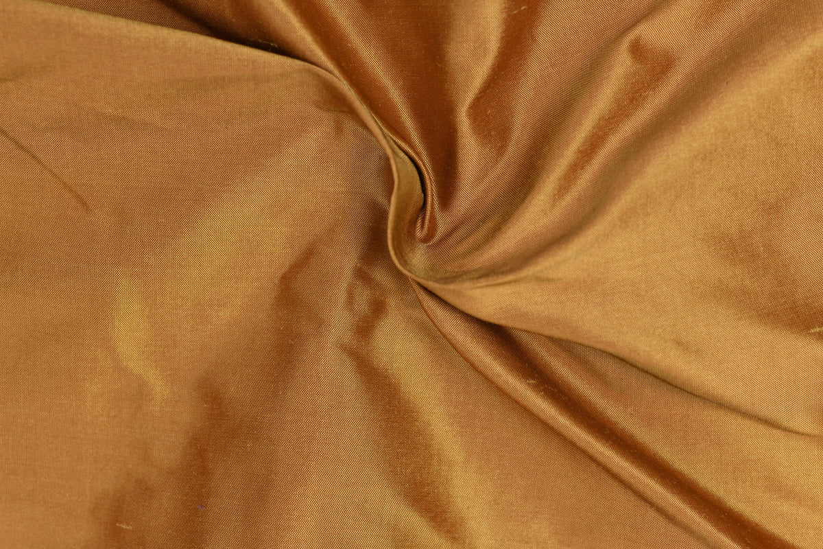 Copper Penny Silk Taffeta