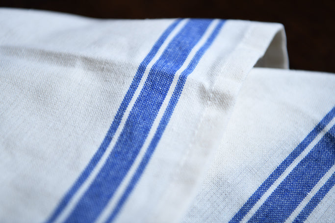 Cotton Woven Hand Towel - Blue