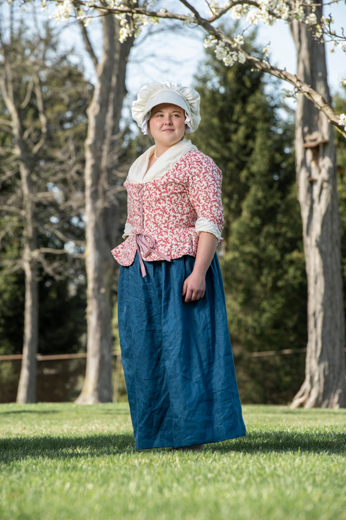 Blue Linen Petticoat