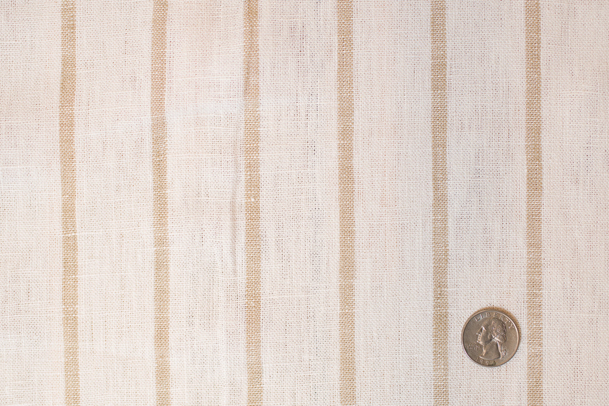 Desert Tan and White Stripe