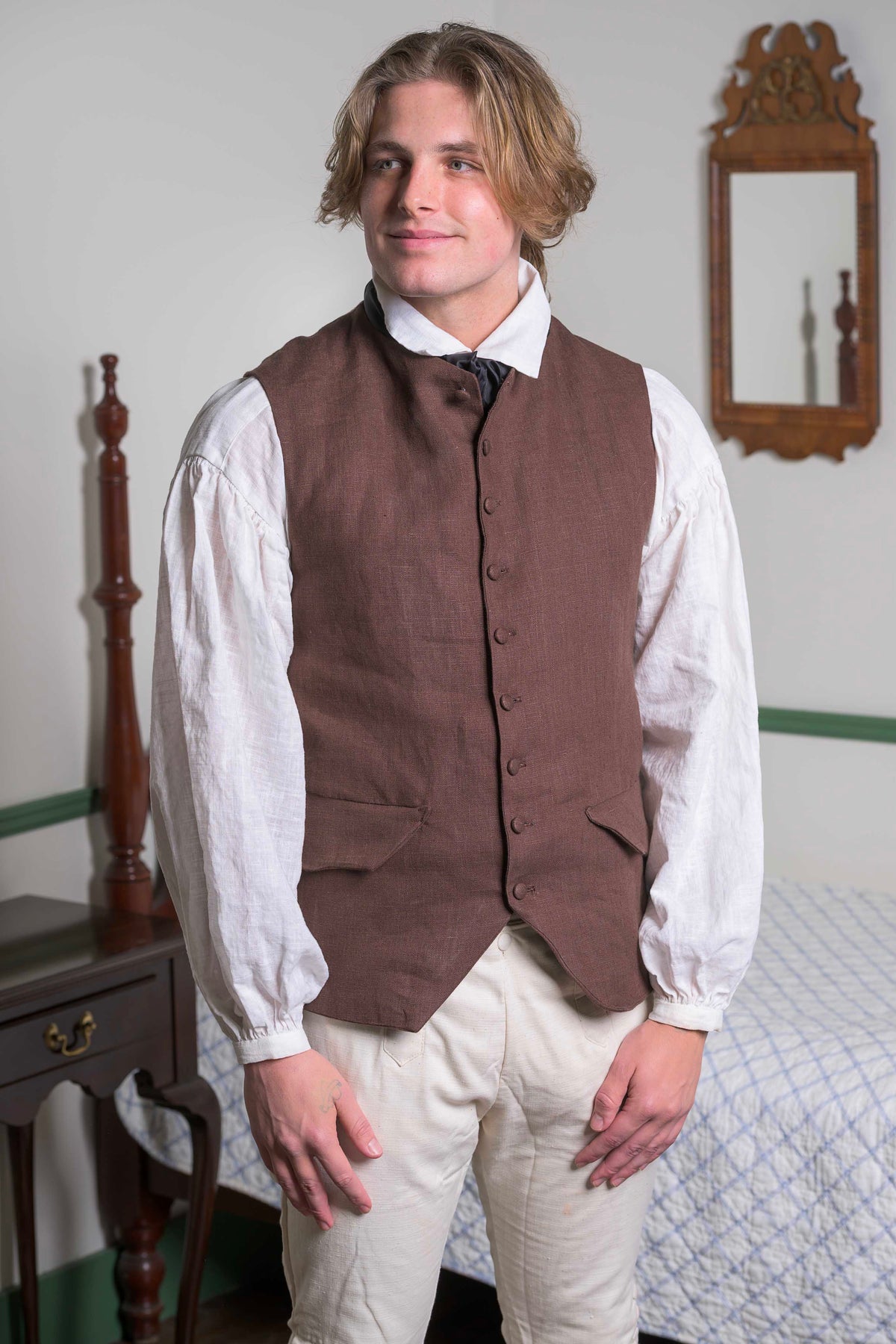 Linen Waistcoat | Revolutionary War