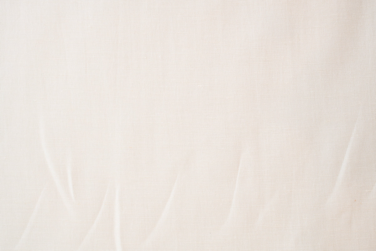Eggshell White Linen Silk