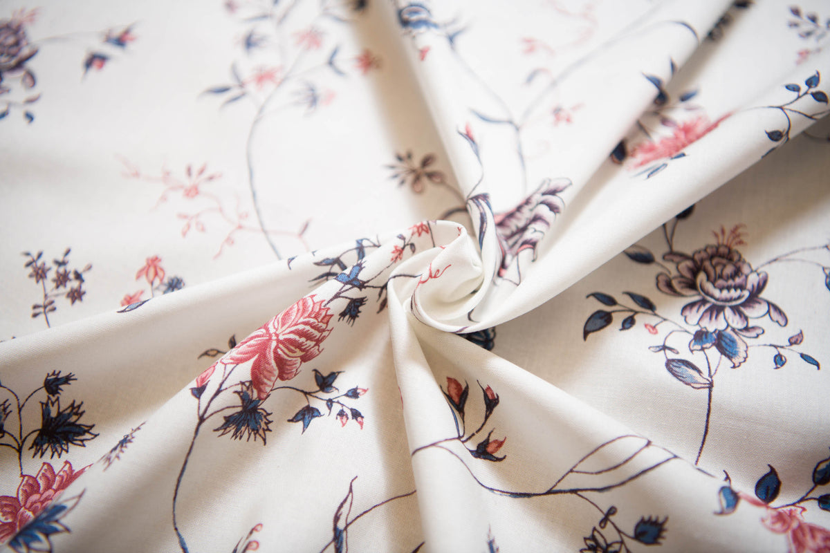 Fanny&#39;s India Floral Reproduction Fabric