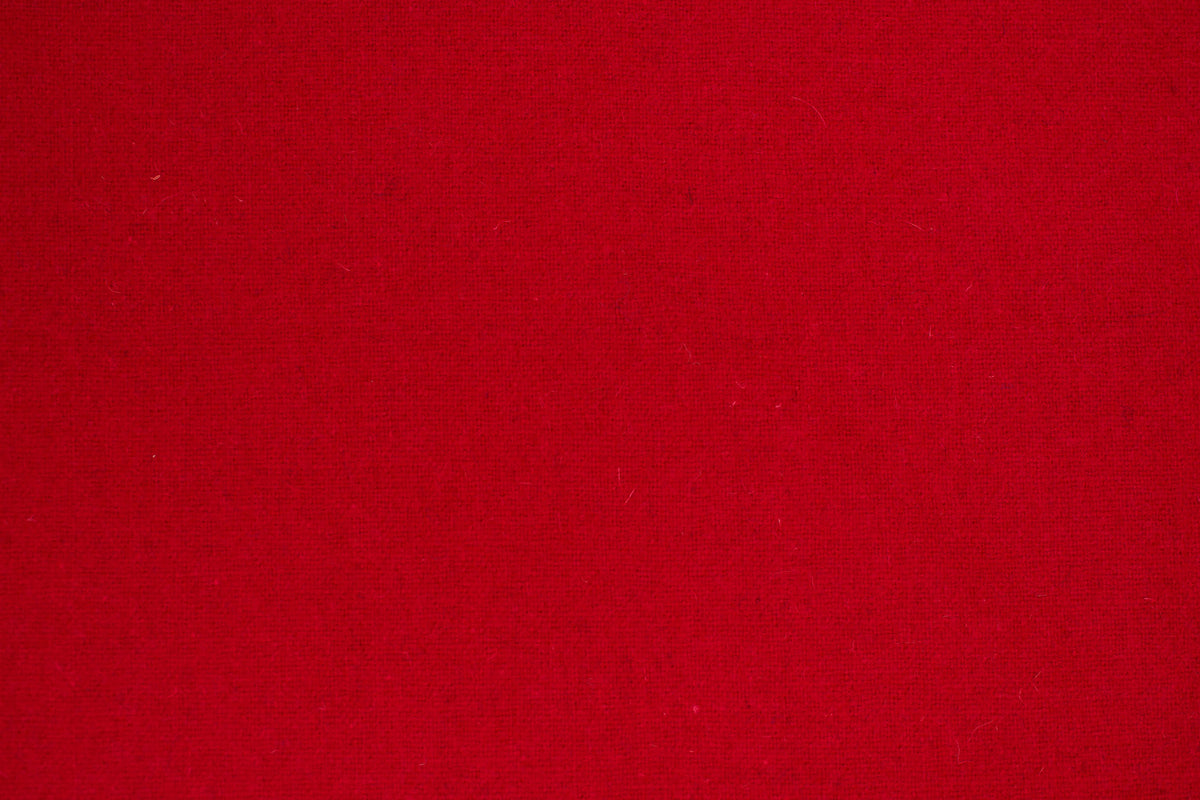 Red Melton Wool