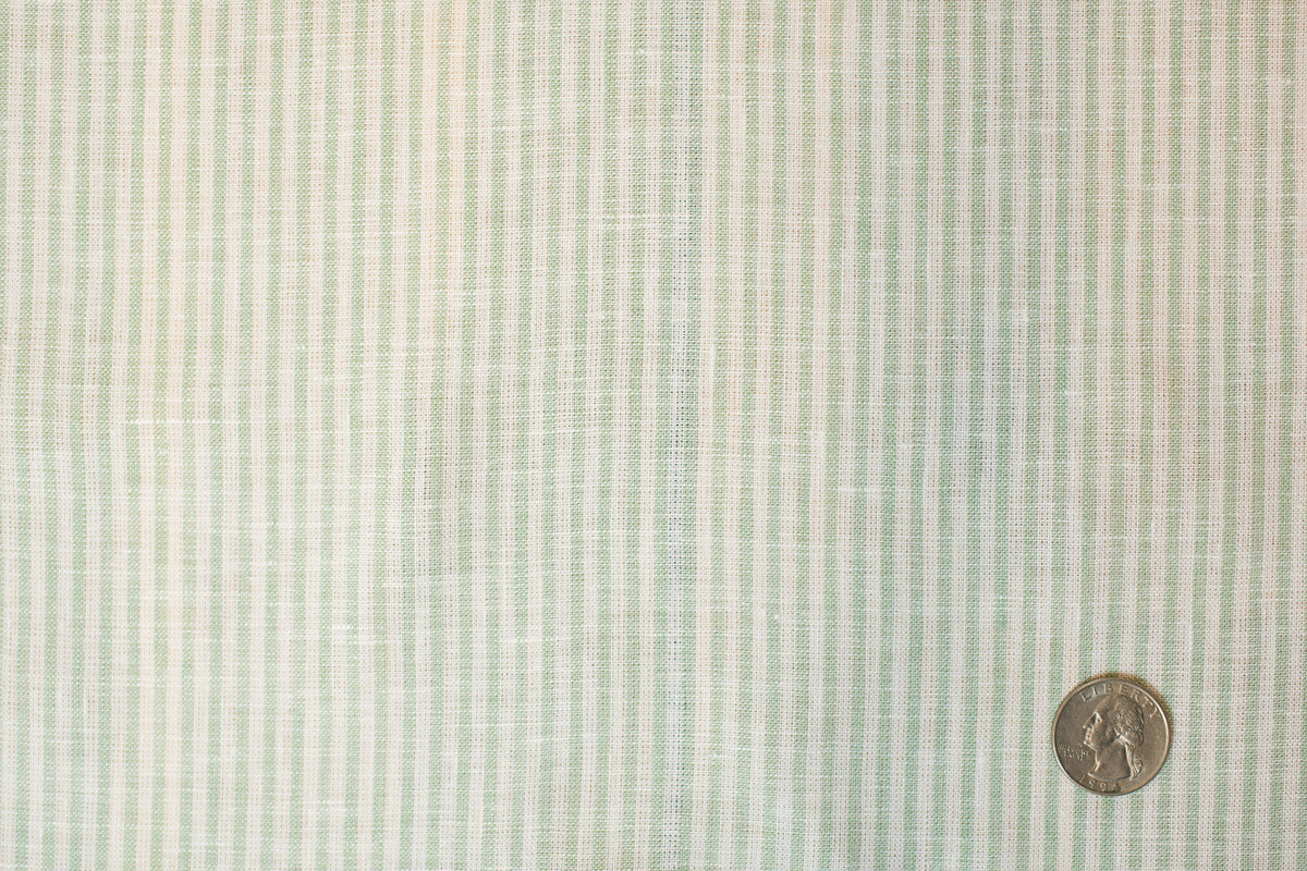 Green and White Stripe