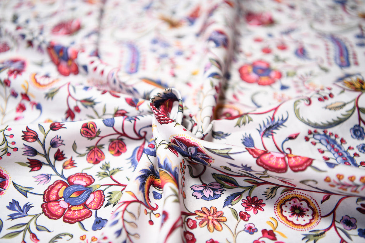 India Garden Reproduction Fabric