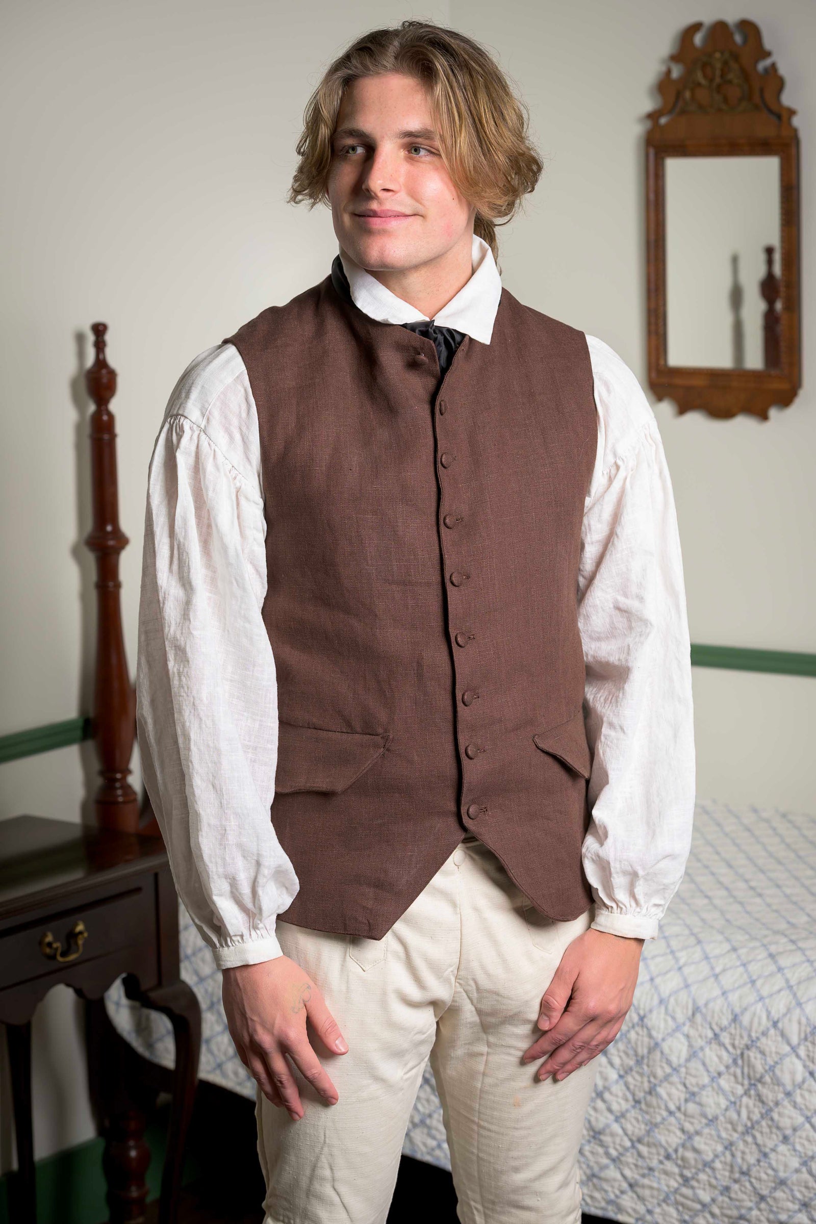 Linen Waistcoat | Revolutionary War
