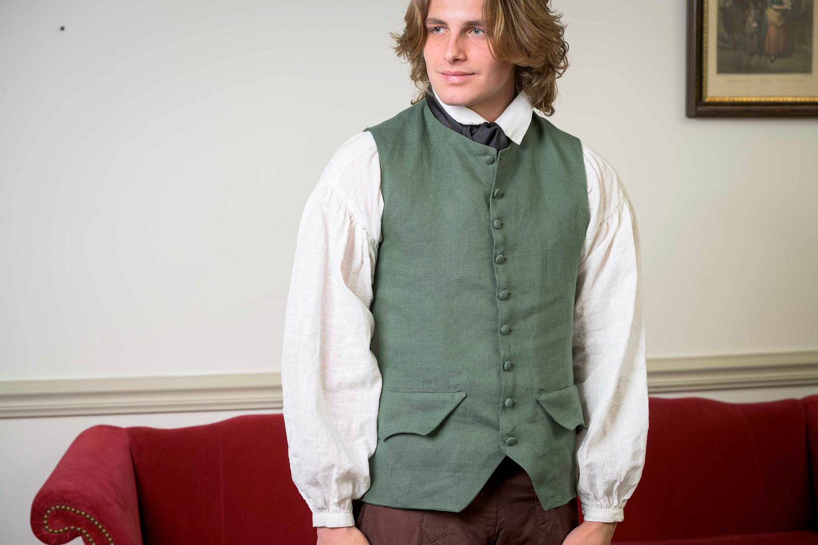 Linen Waistcoat | Revolutionary War