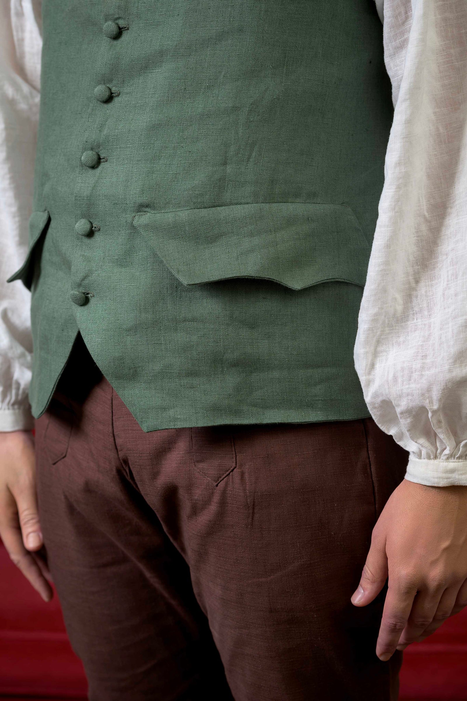 Linen Waistcoat | Revolutionary War