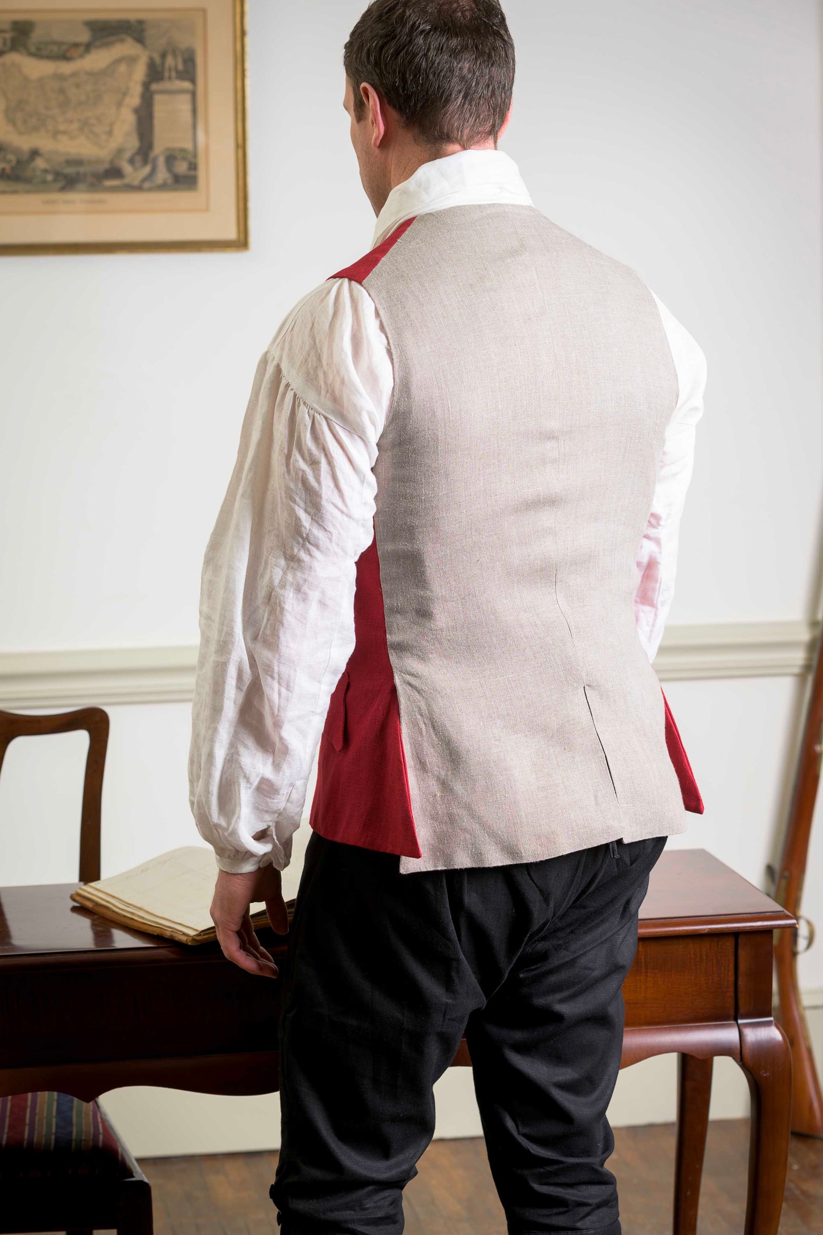 Linen Waistcoat | Revolutionary War