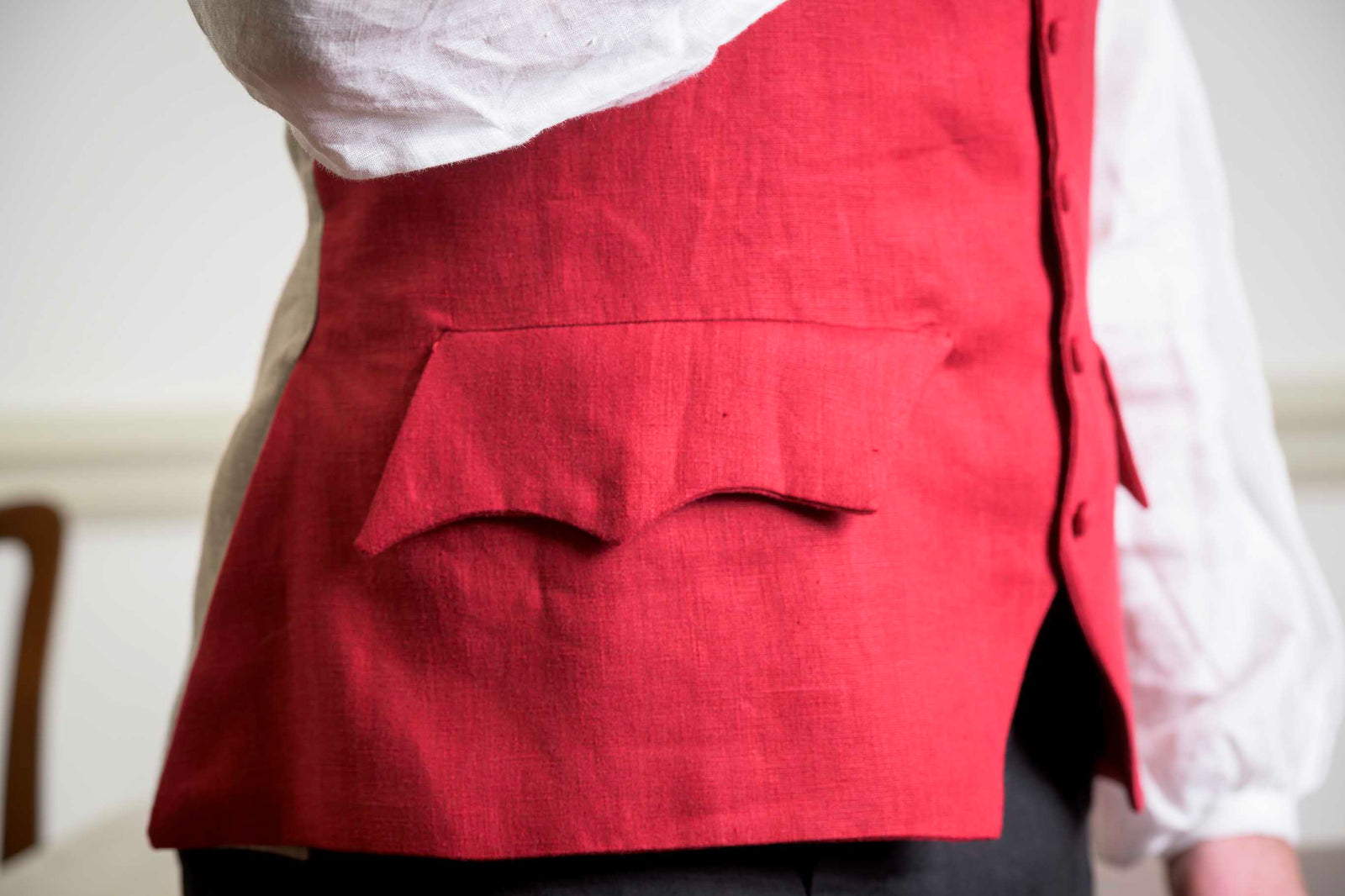 Linen Waistcoat | Revolutionary War