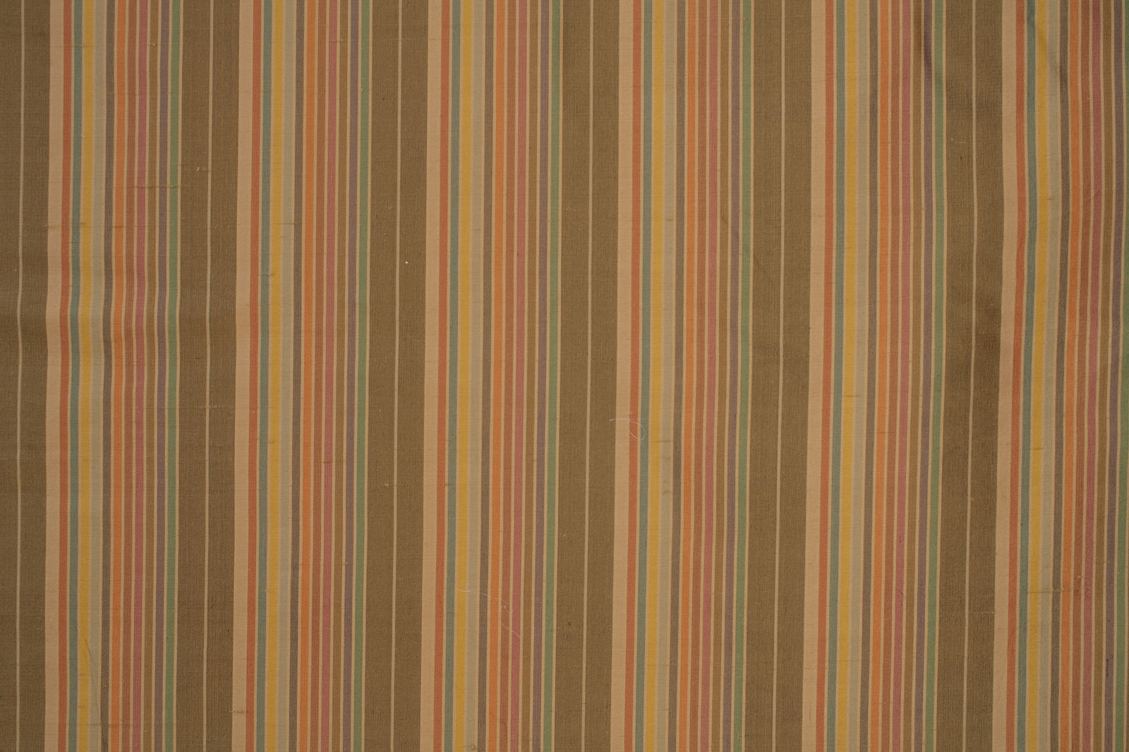 Multicolored Stripe Silk