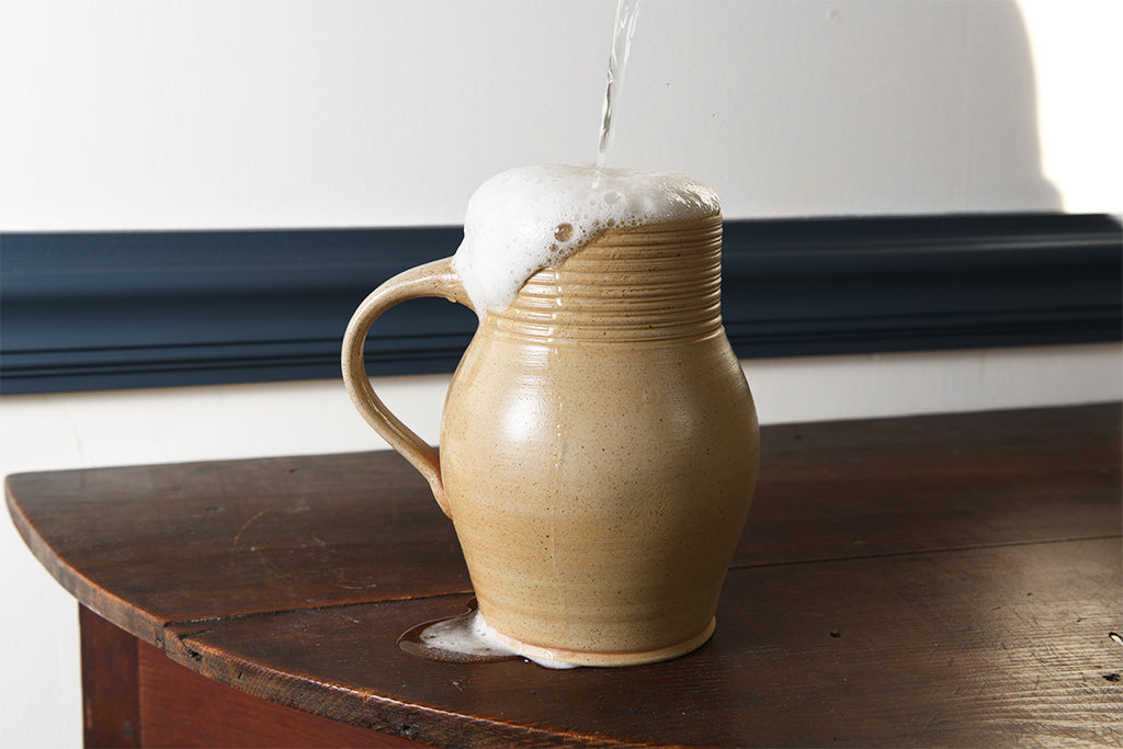 Salt Glazed Bellied Tankard | 1 Quart