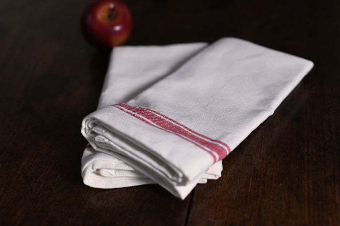 Cotton Woven Hand Towel - Red