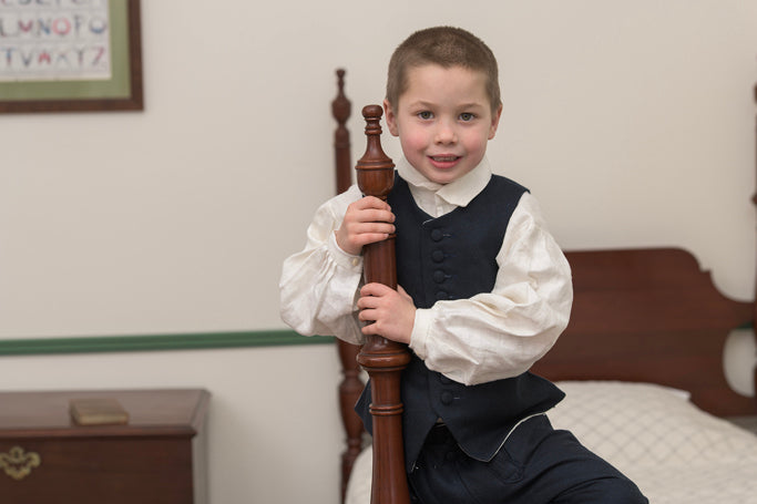 Boys Waistcoats | Navy Wool