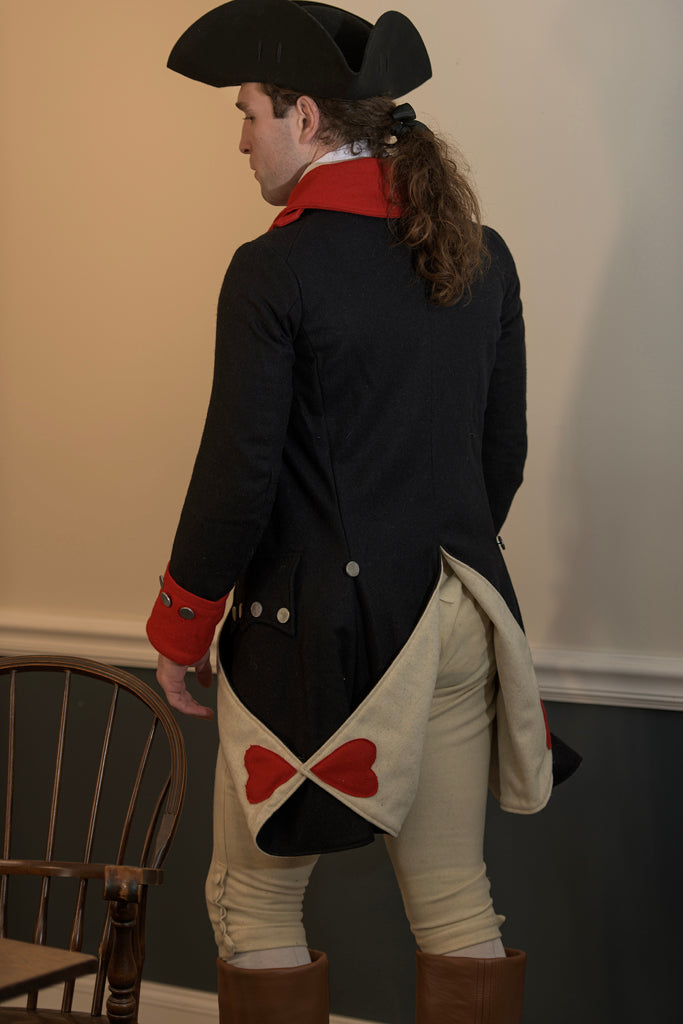 Manteau Régimentaire de Guerre Révolutionnaire - Parements Rouges