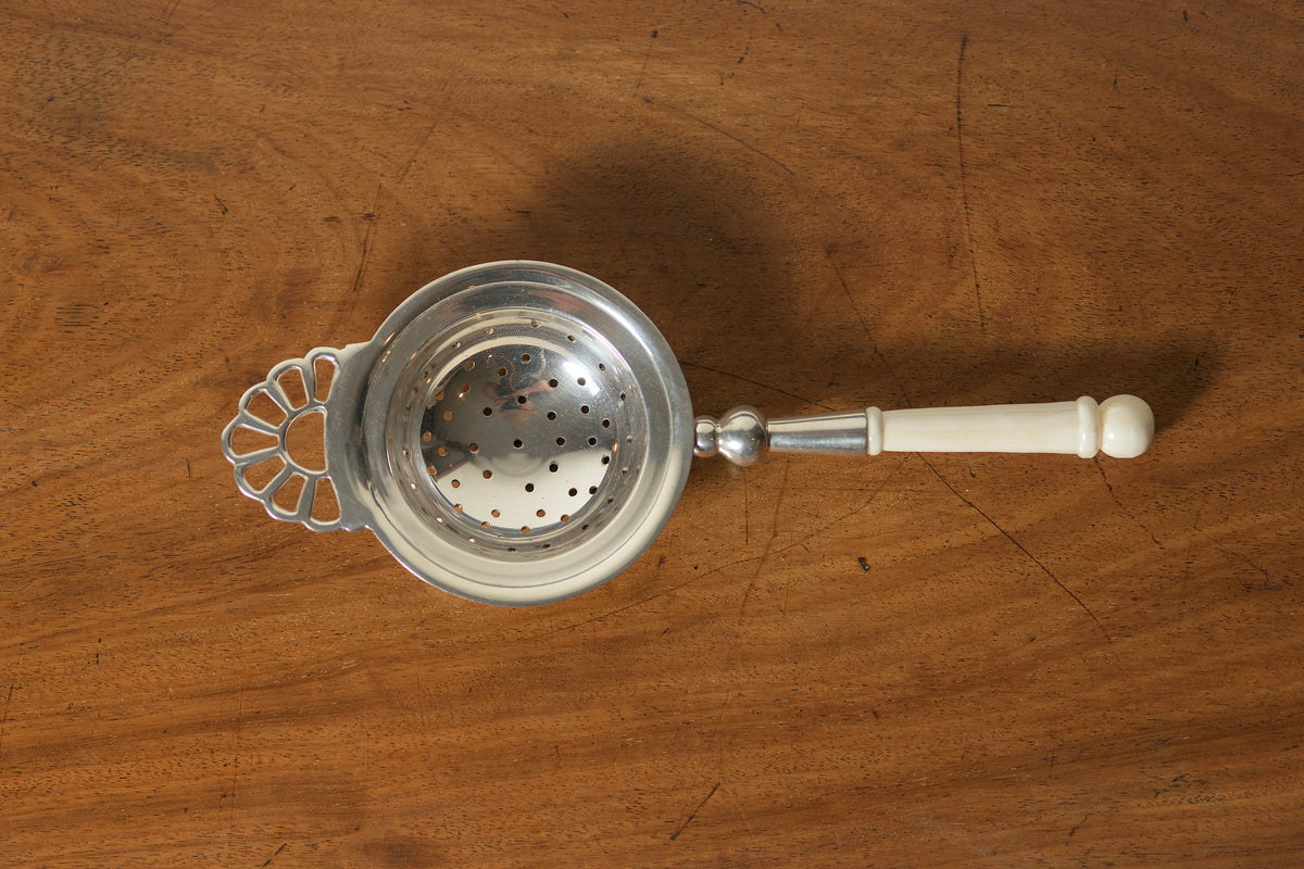 Bone Handled Tea Strainer