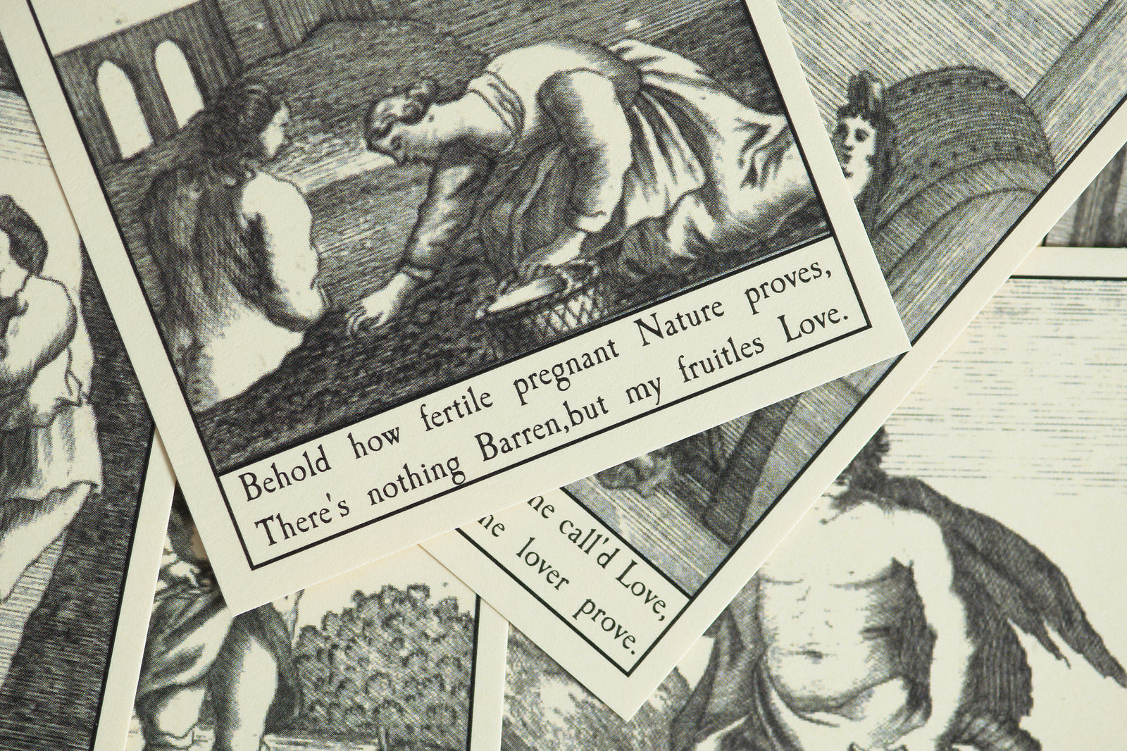 Cartes d'amour des années 1720