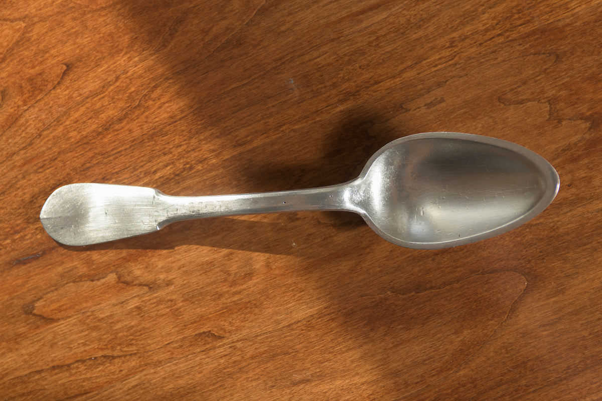 Fiddleback Pewter Spoon