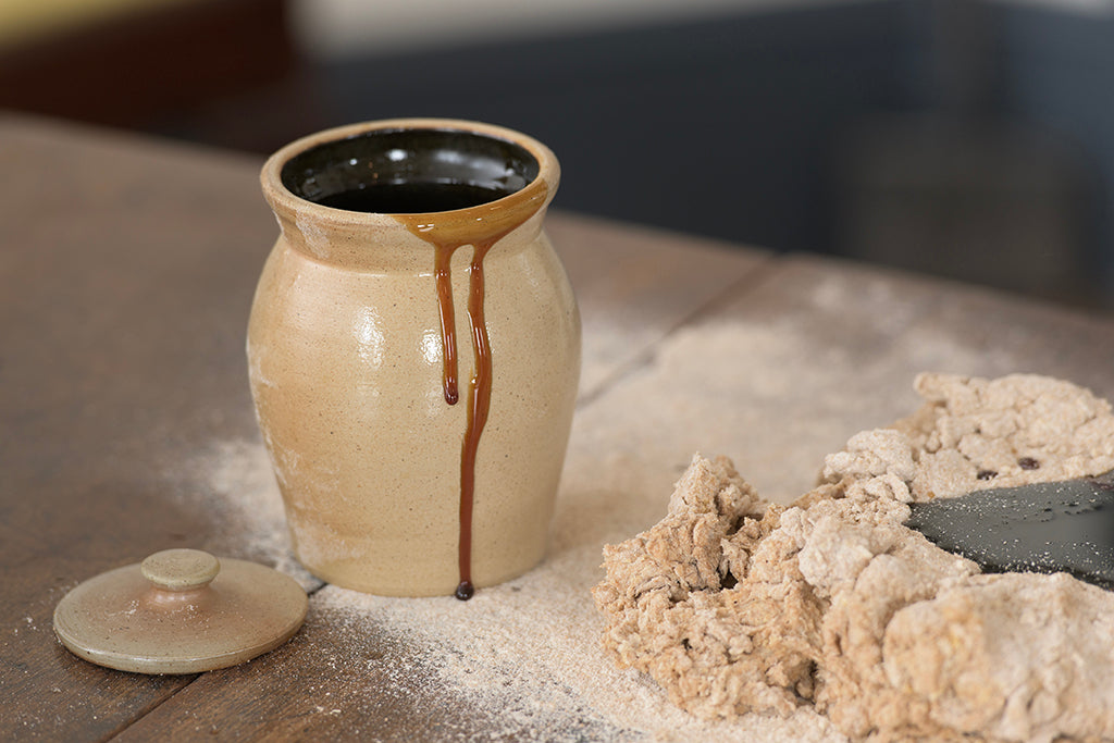 Salt Glazed Lidded Jars